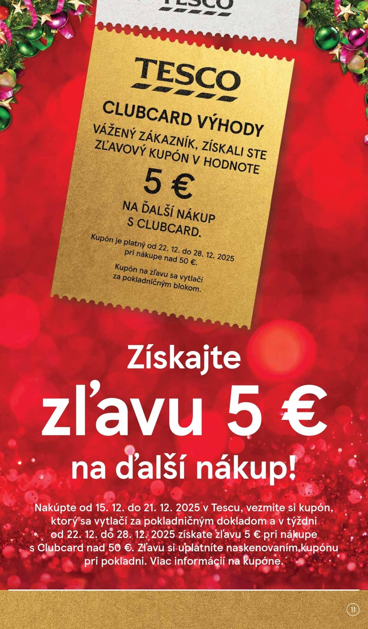 TESCO leták - Od stredy 17.12.2025 (2025-12-17 - 2025-12-24) | 11