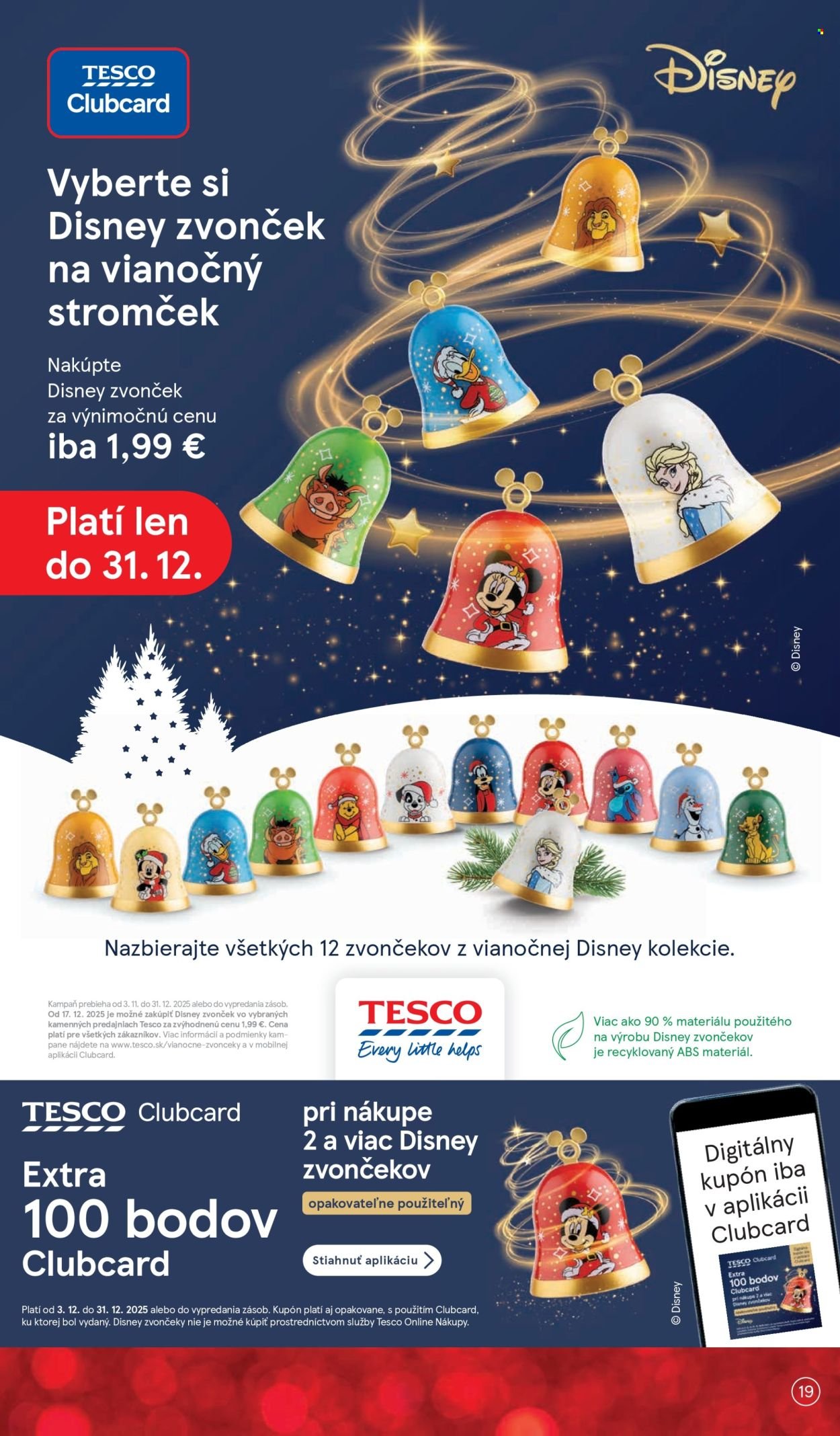 TESCO leták - Od stredy 17.12.2025 (2025-12-17 - 2025-12-24) | 19