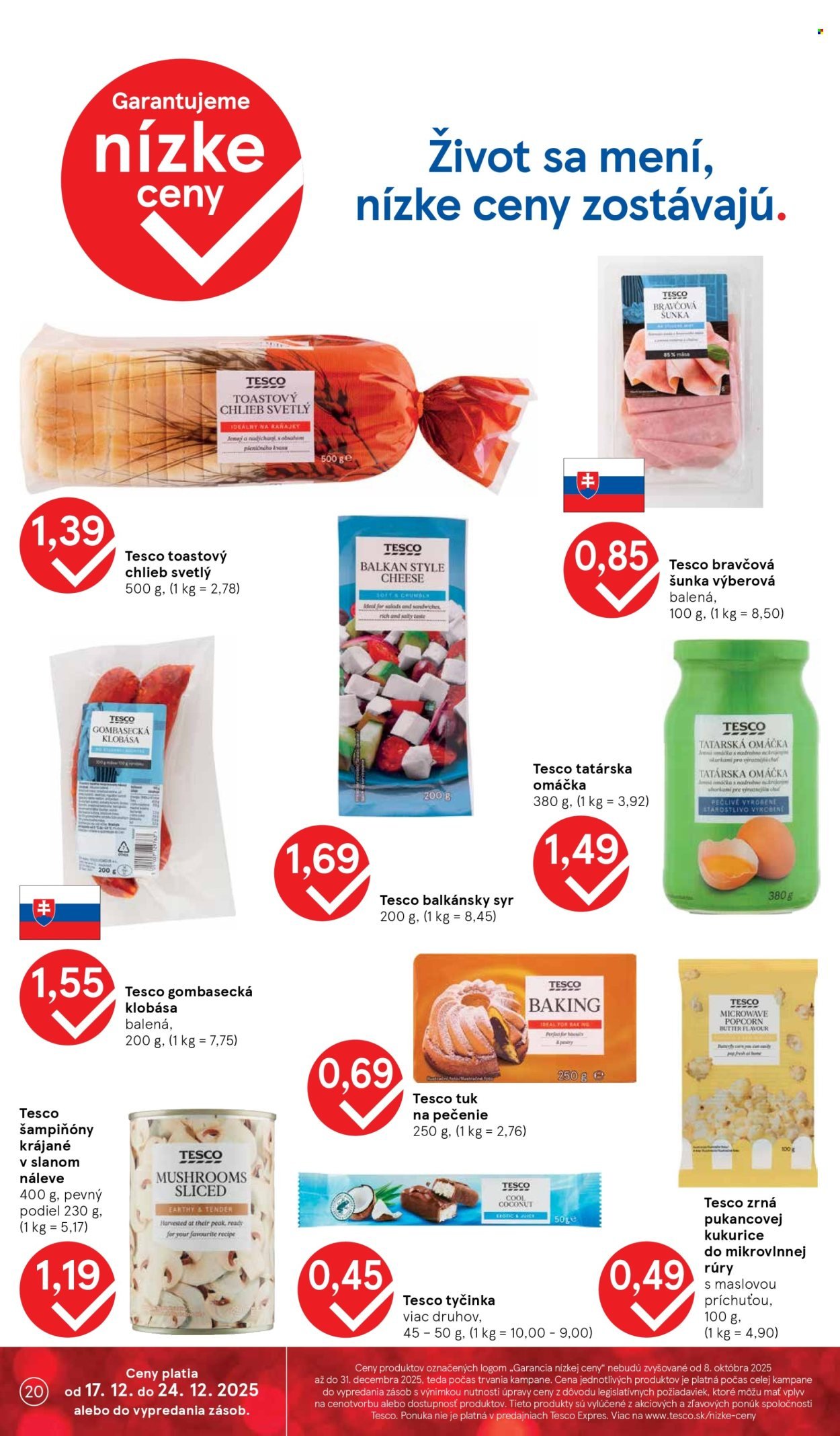 TESCO leták - Od stredy 17.12.2025 (2025-12-17 - 2025-12-24) | 20