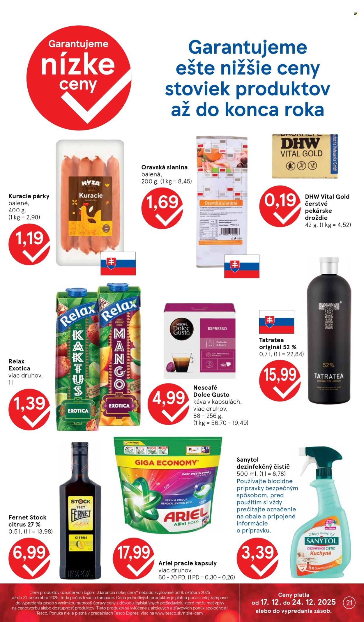 TESCO leták - Od stredy 17.12.2025 (2025-12-17 - 2025-12-24) | 21