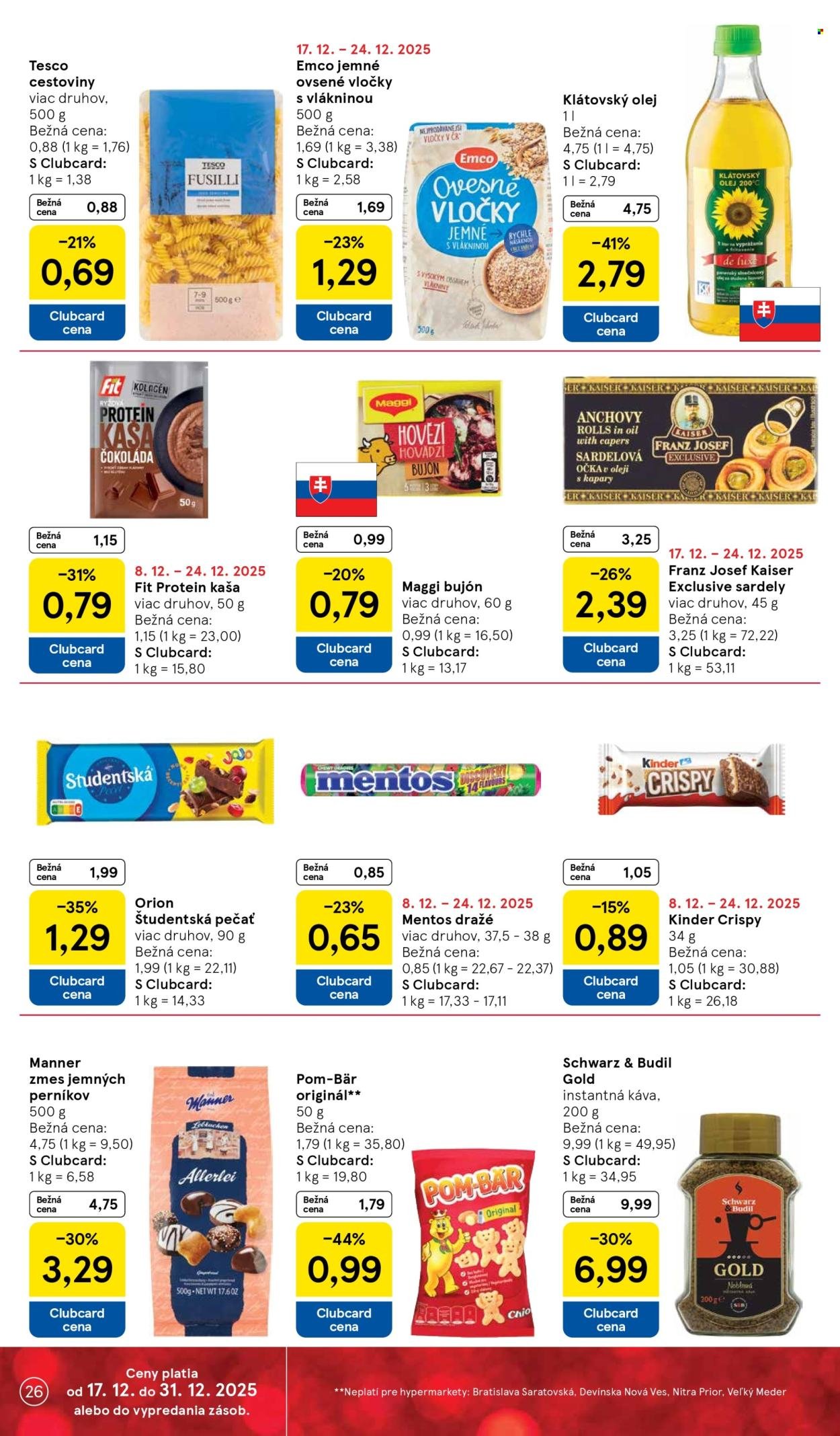 TESCO leták - Od stredy 17.12.2025 (2025-12-17 - 2025-12-24) | 26