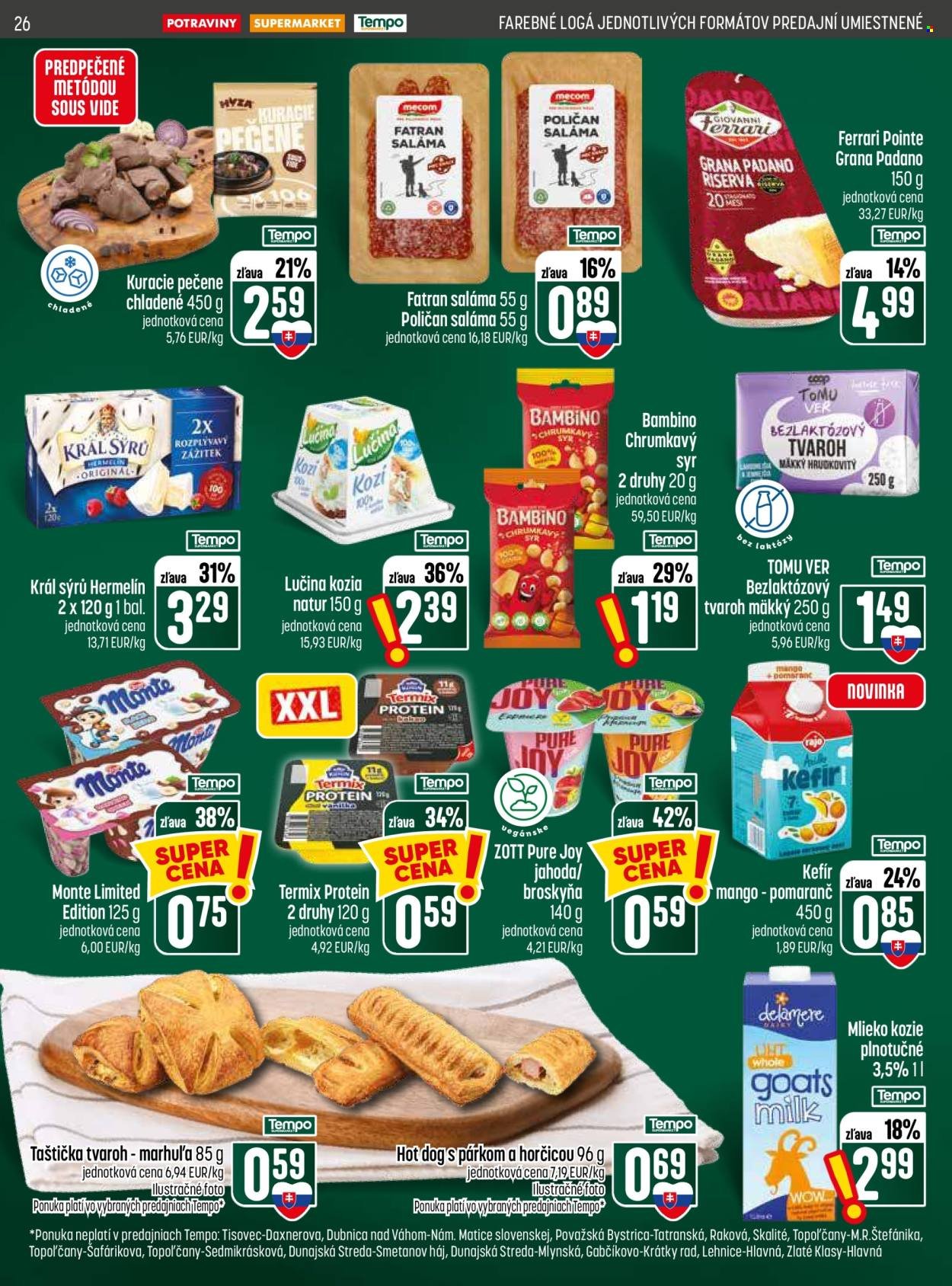 COOP JEDNOTA leták - Od štvrtka 6.8.2026