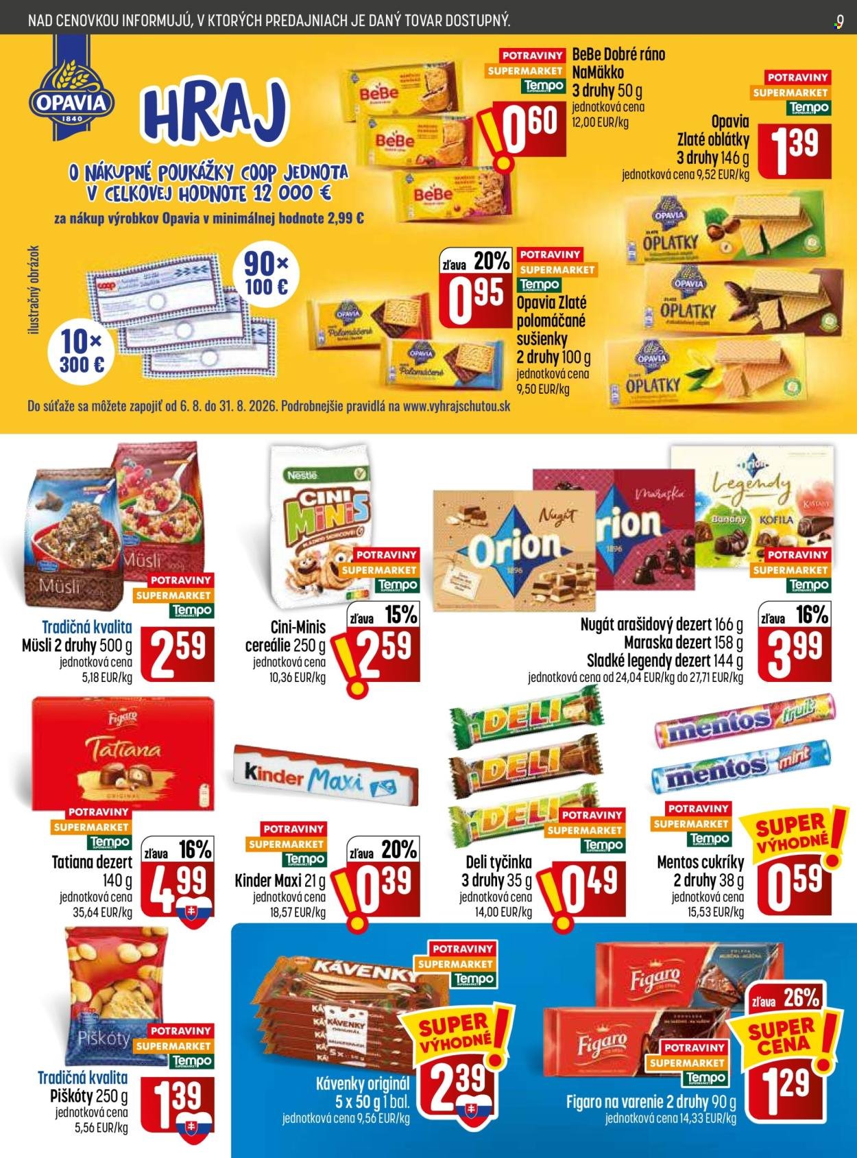 COOP JEDNOTA leták - Od štvrtka 6.8.2026