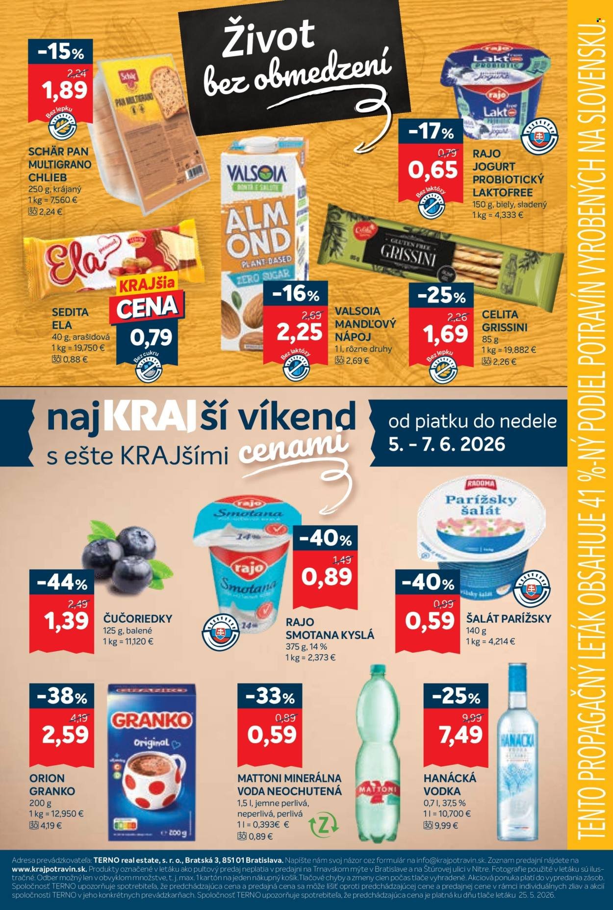 KRAJ leták - Od štvrtka 4.6.2026