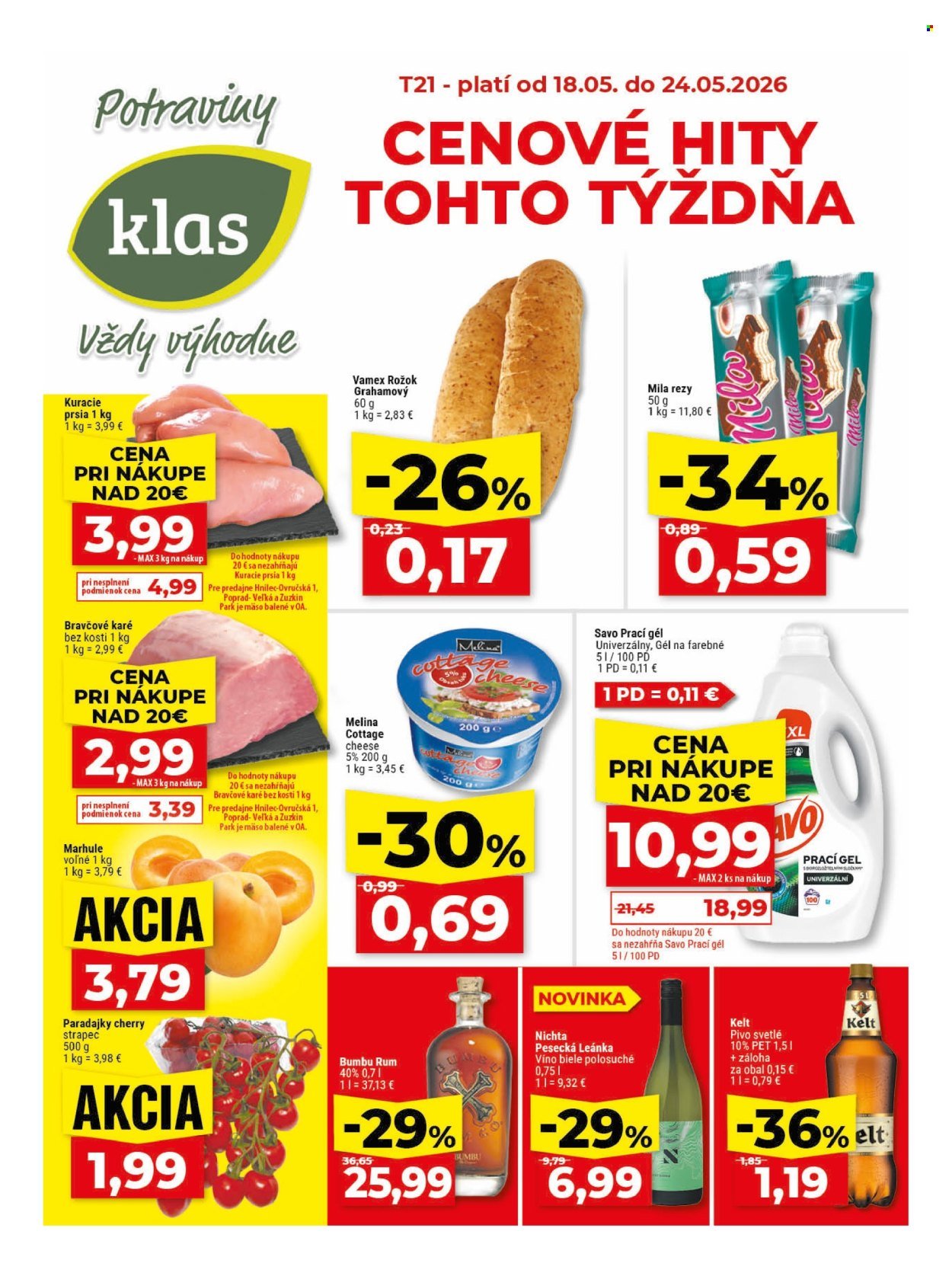 KLAS leták - Od pondelka 18.5.2026 (2026-05-18 - 2026-05-24) | 1
