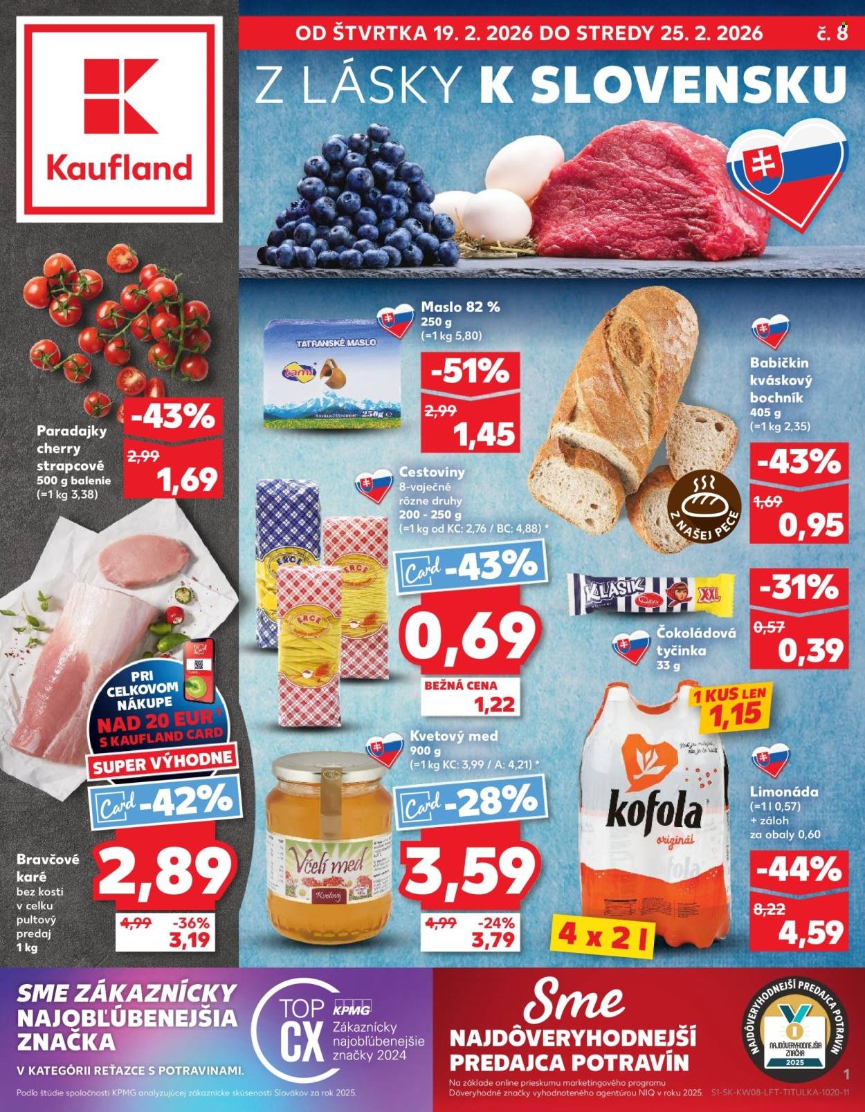 KAUFLAND leták - Od štvrtka 19.2.2026 (2026-02-19 - 2026-02-25) | 1
