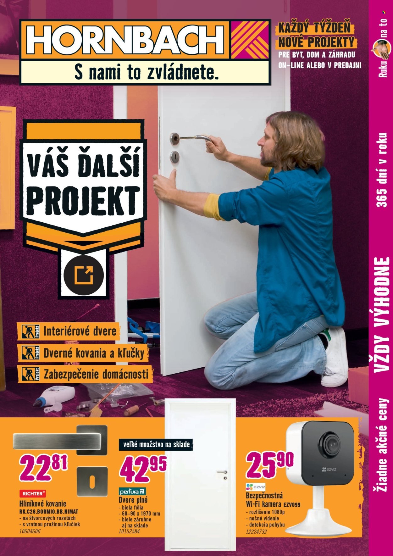 HORNBACH leták - Váš ďalší projekt - Dvere