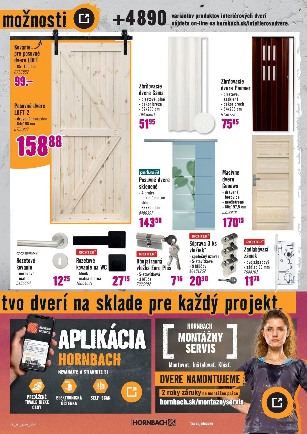 HORNBACH leták - Váš ďalší projekt - Dvere