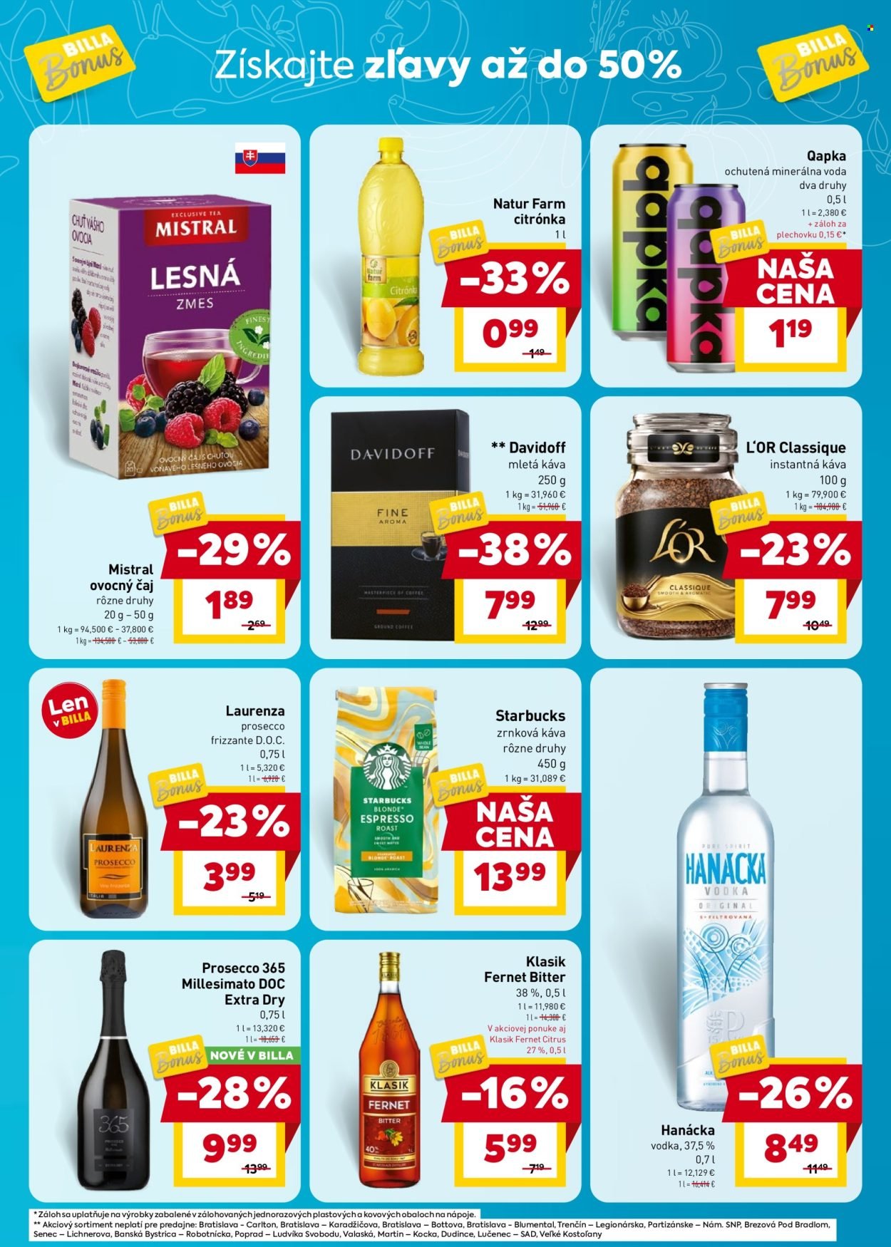 BILLA leták - Bonus leták
