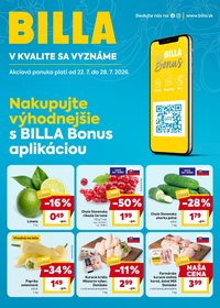 BILLA leták - Bonus leták