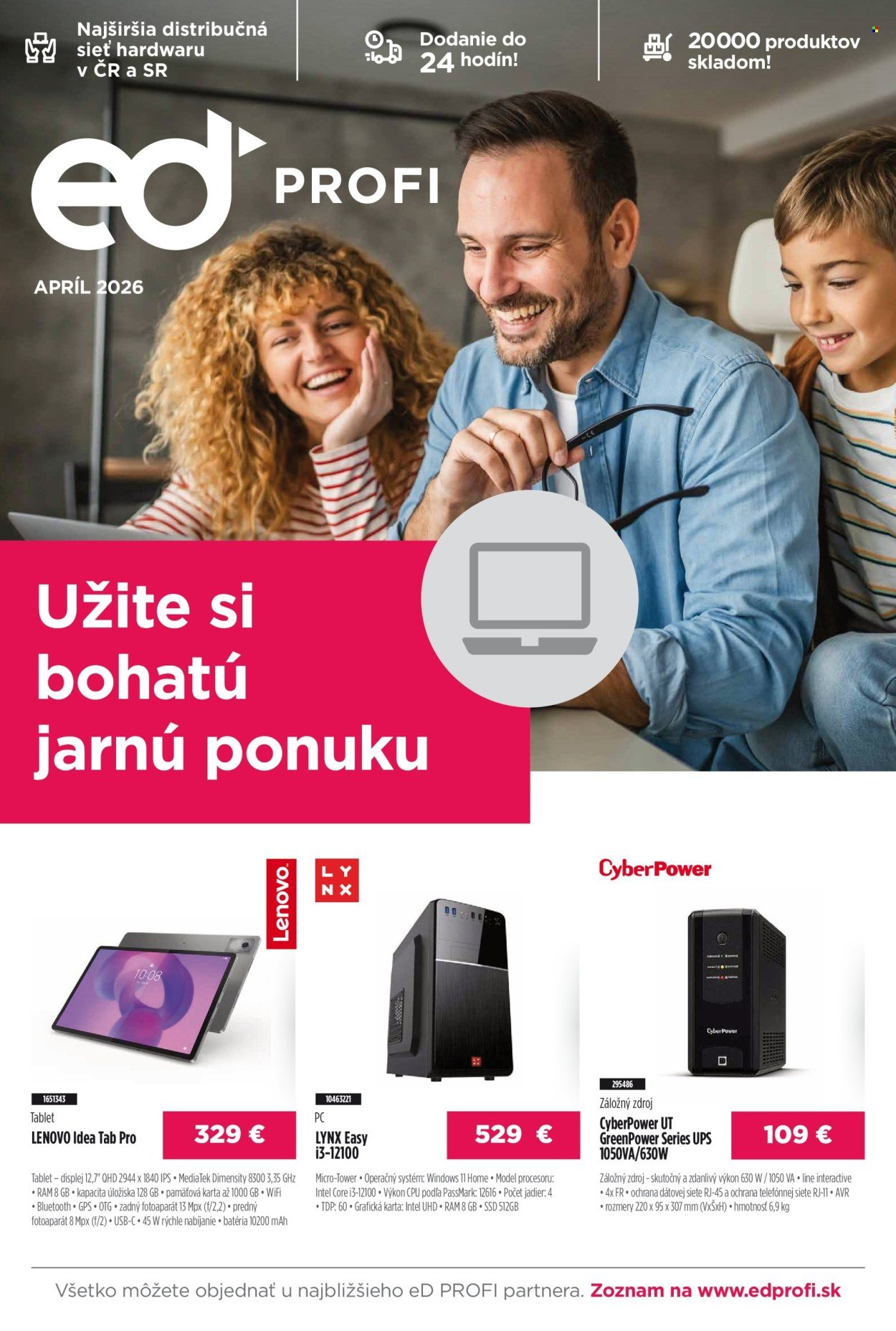 ED PROFI leták - Od stredy 1.4.2026 (2026-04-01 - 2026-04-30) | 1