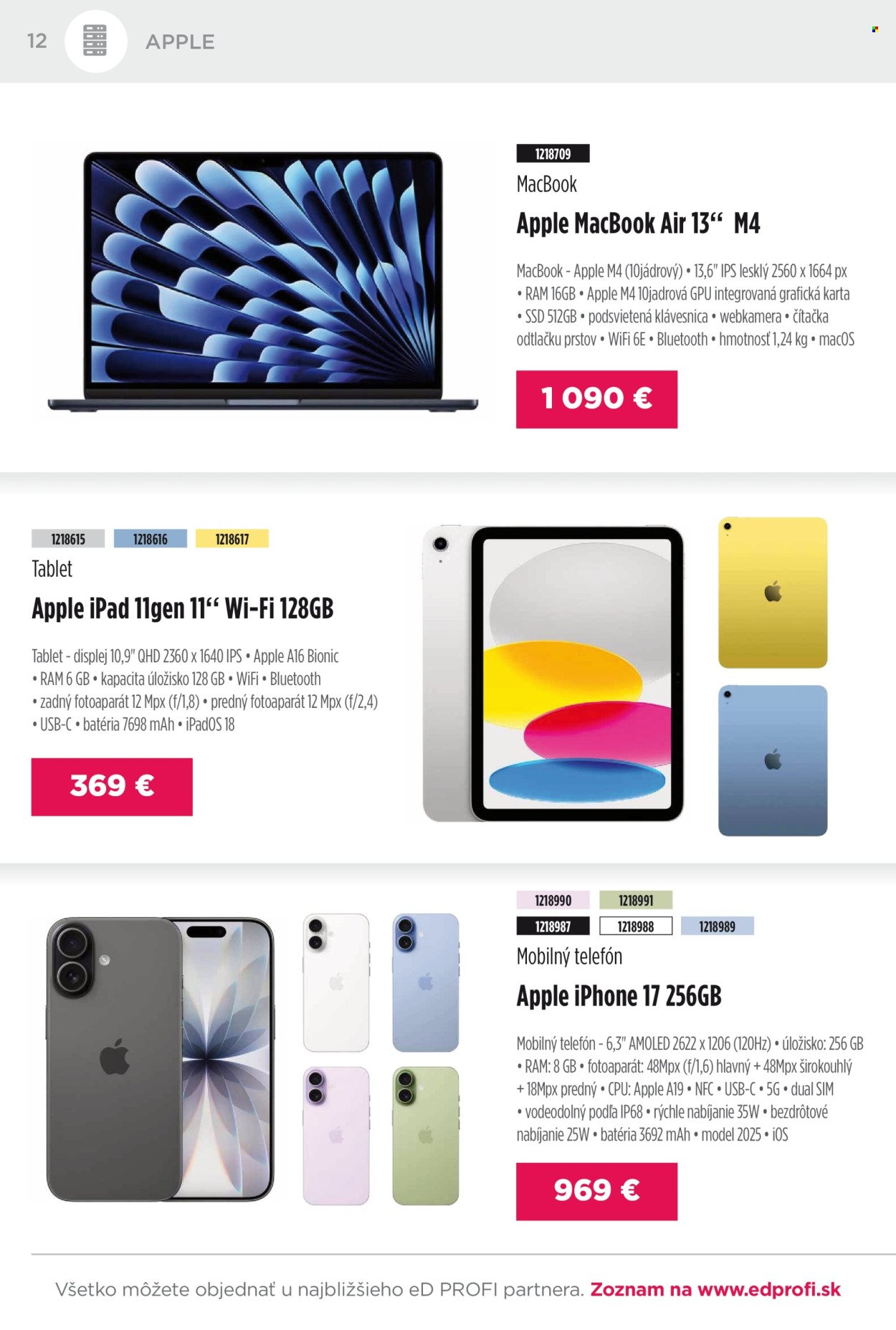 ED PROFI leták - Od stredy 1.4.2026 (2026-04-01 - 2026-04-30) | 12