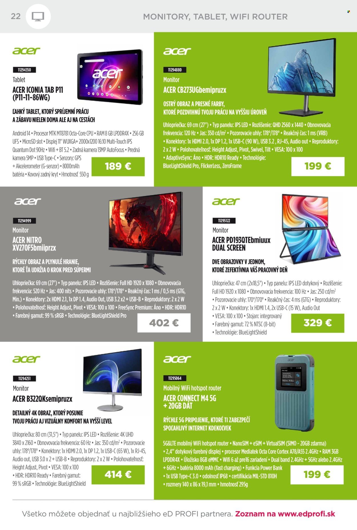 ED PROFI leták - Od stredy 1.4.2026 (2026-04-01 - 2026-04-30) | 22