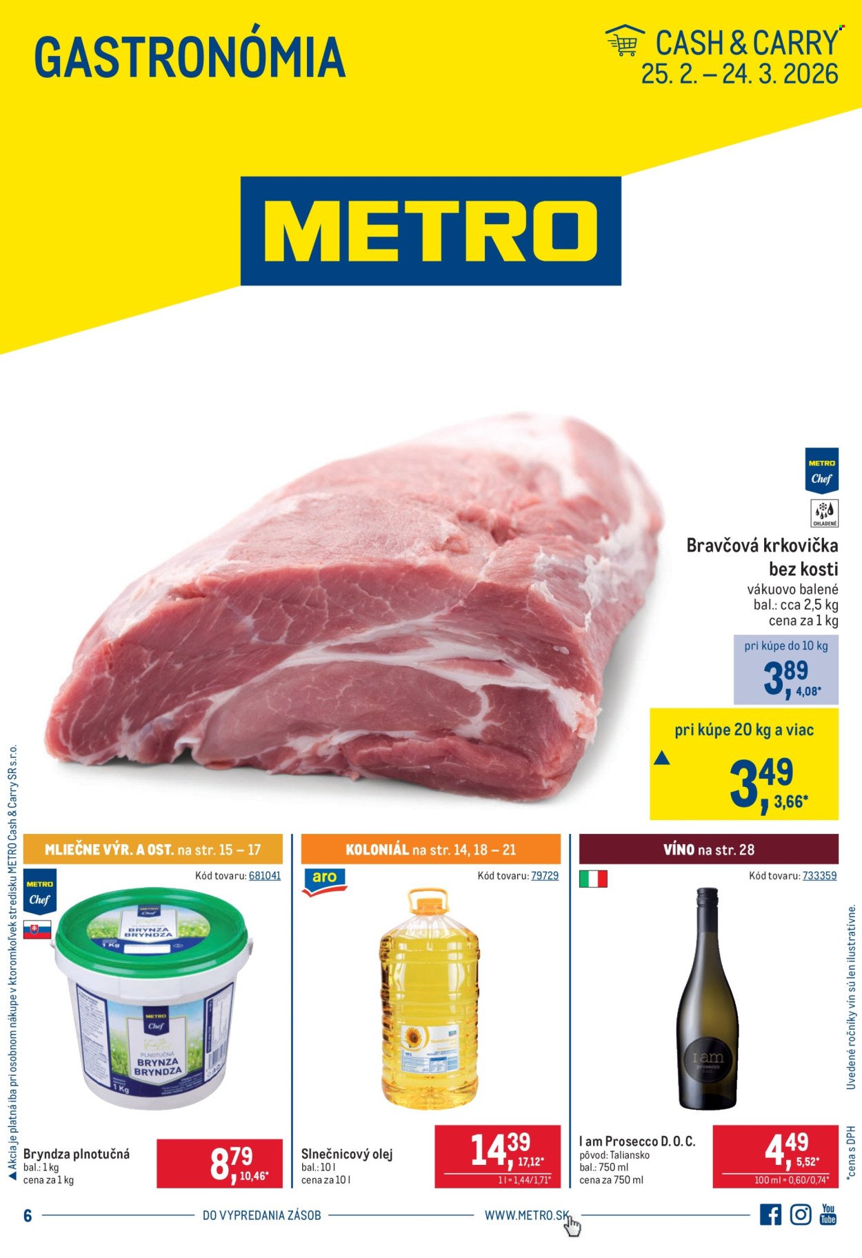 METRO leták - Gastronómia (2026-02-25 - 2026-03-24) | 1