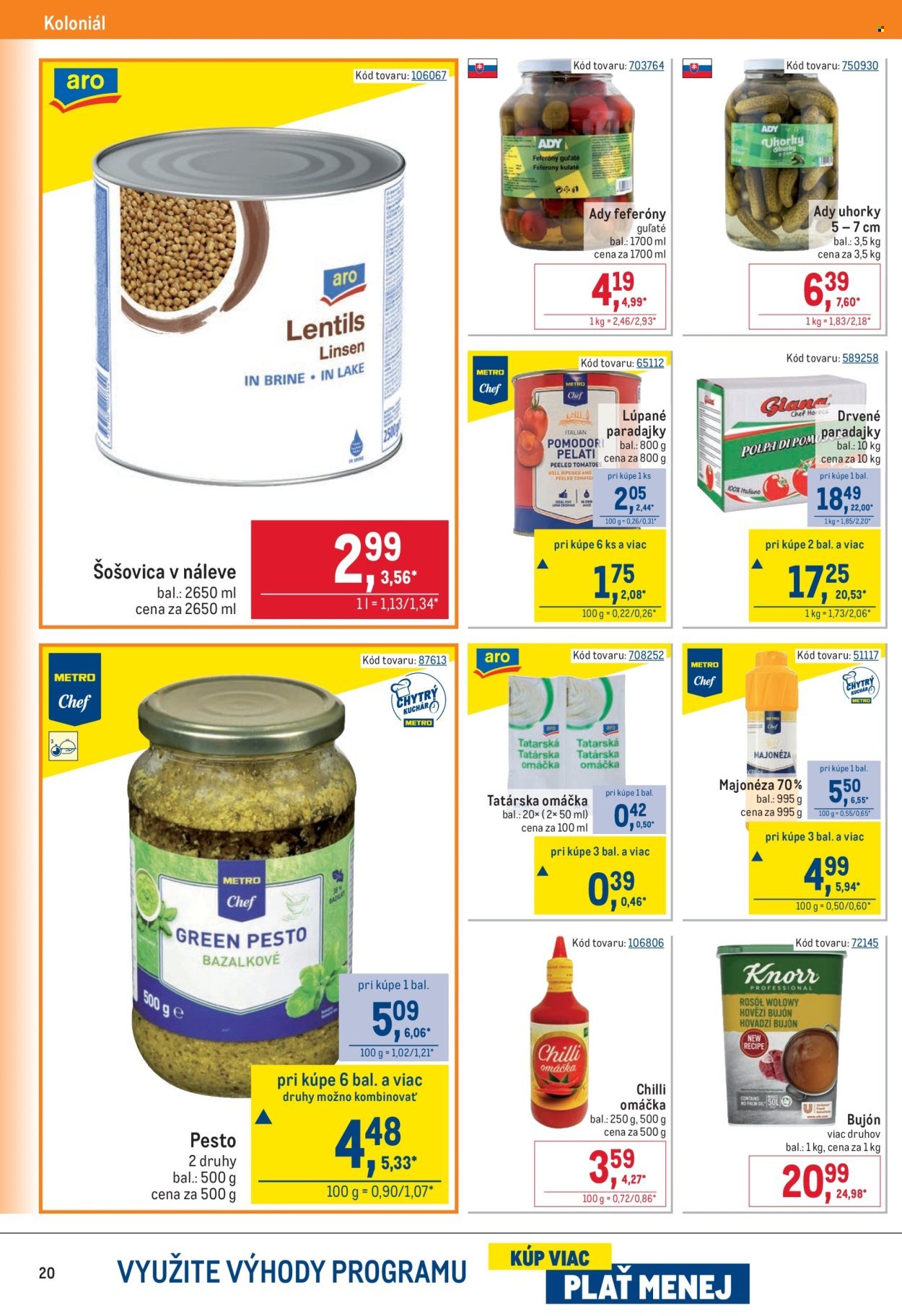 METRO leták - Gastronómia (2026-02-25 - 2026-03-24) | 20