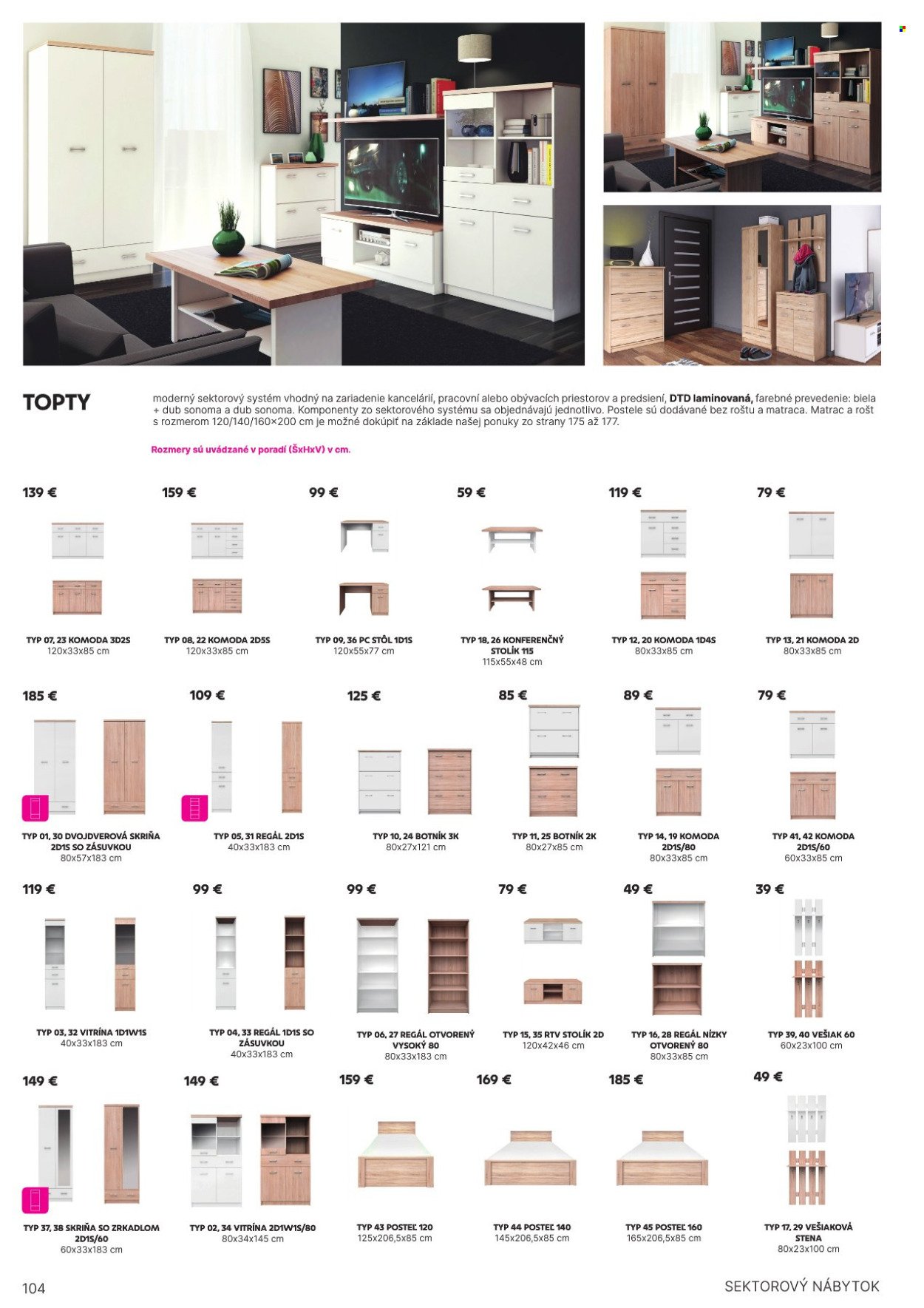 KONDELA leták - Katalóg nábytku a doplnkov (2025-05-21) | 104