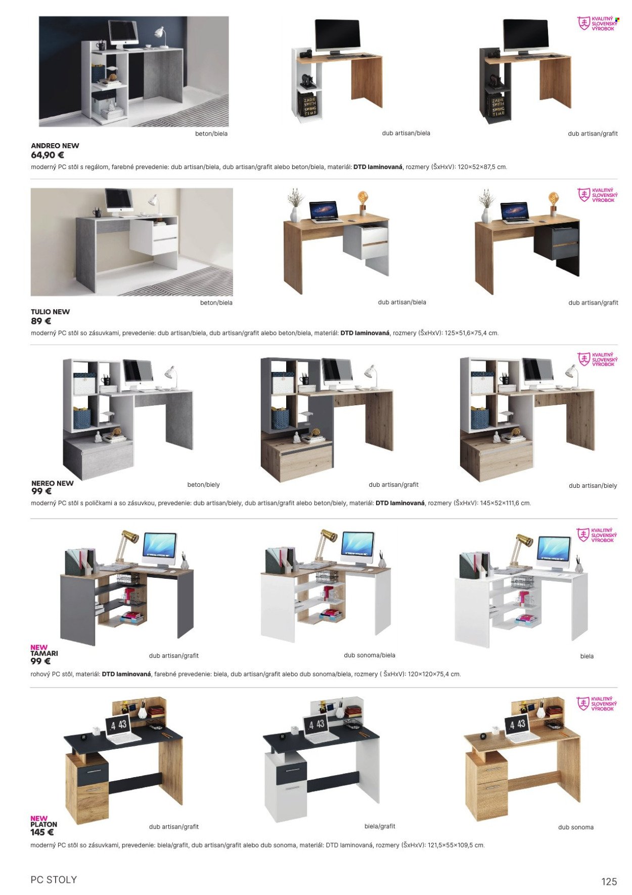 KONDELA leták - Katalóg nábytku a doplnkov (2025-05-21) | 125