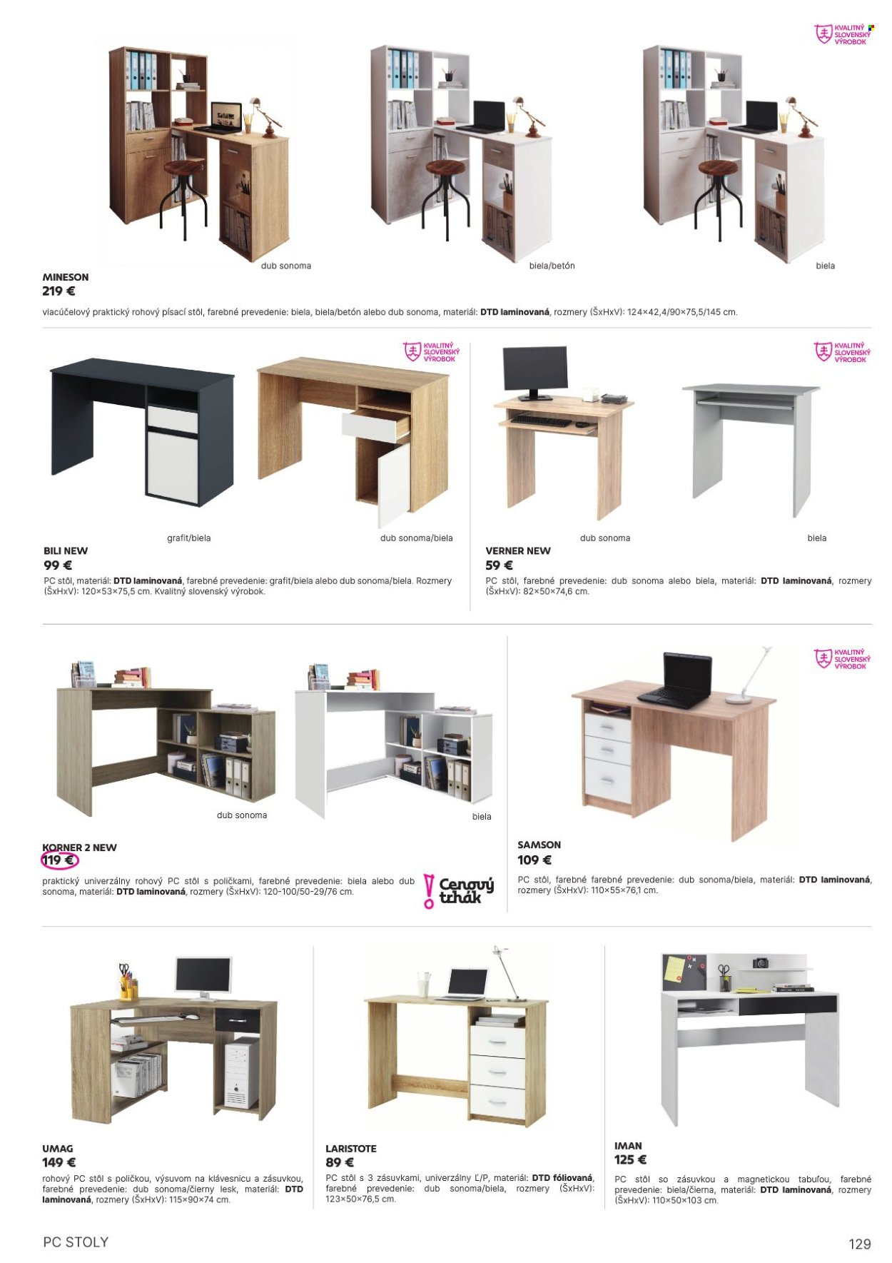 KONDELA leták - Katalóg nábytku a doplnkov (2025-05-21) | 129