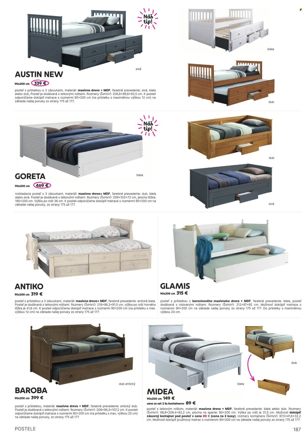 KONDELA leták - Katalóg nábytku a doplnkov (2025-05-21) | 187