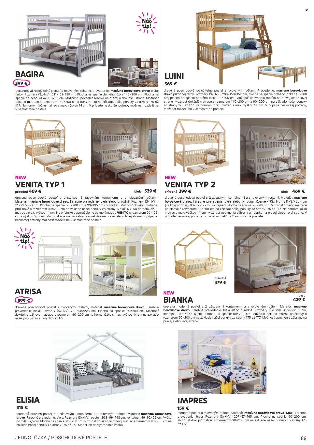 KONDELA leták - Katalóg nábytku a doplnkov (2025-05-21) | 189