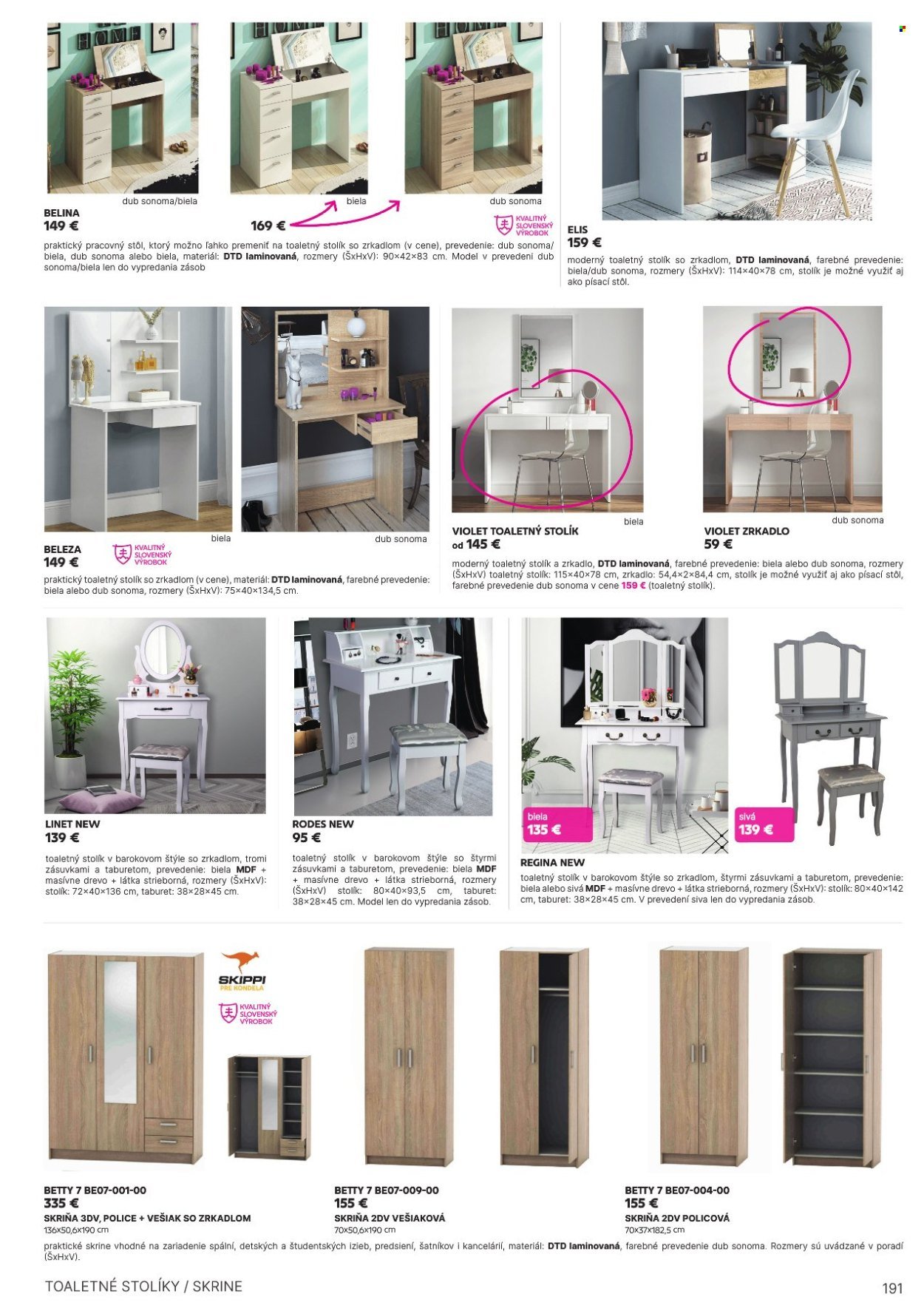 KONDELA leták - Katalóg nábytku a doplnkov (2025-05-21) | 191