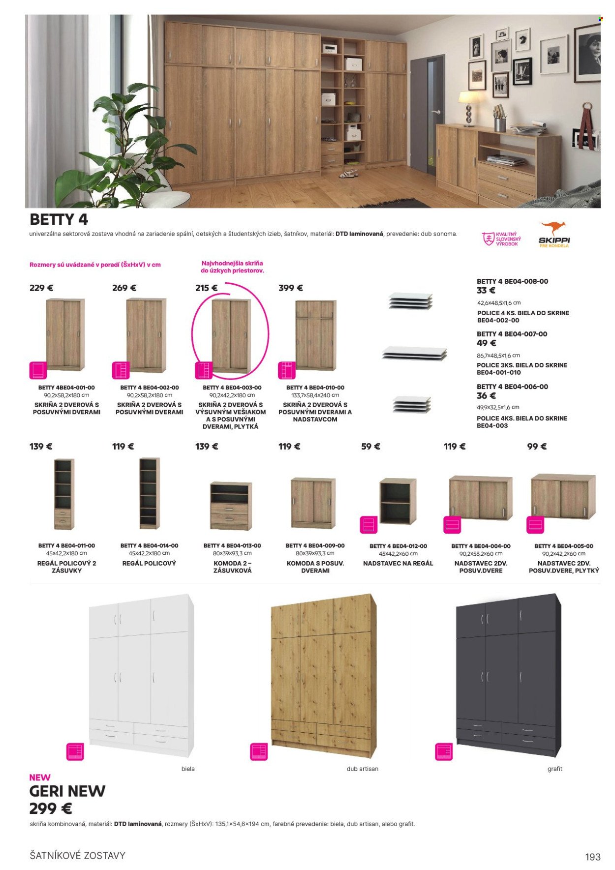 KONDELA leták - Katalóg nábytku a doplnkov (2025-05-21) | 193