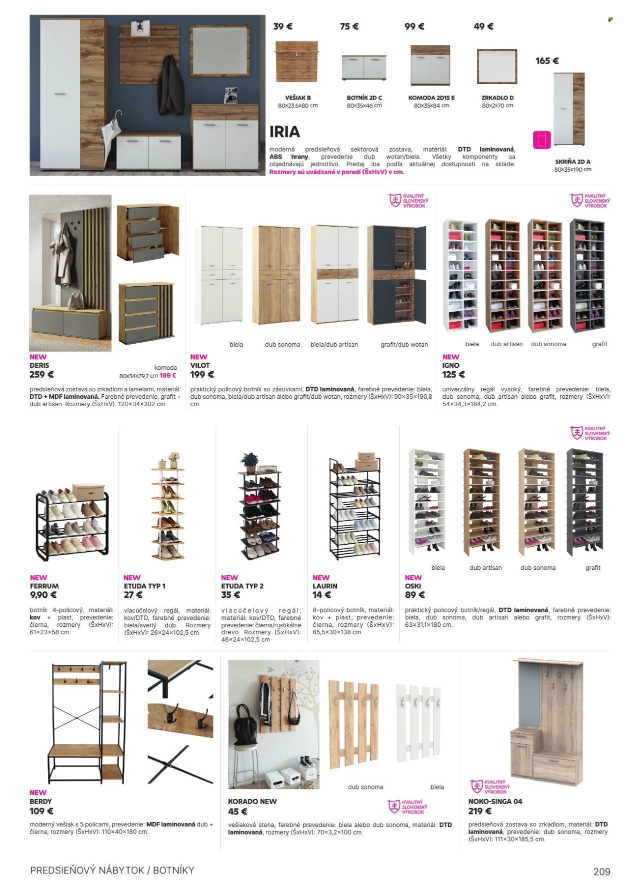 KONDELA leták - Katalóg nábytku a doplnkov (2025-05-21) | 209