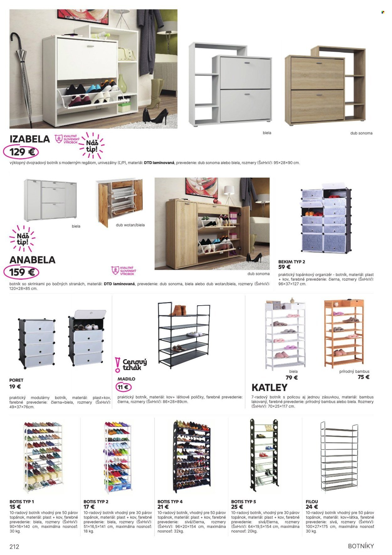 KONDELA leták - Katalóg nábytku a doplnkov (2025-05-21) | 212