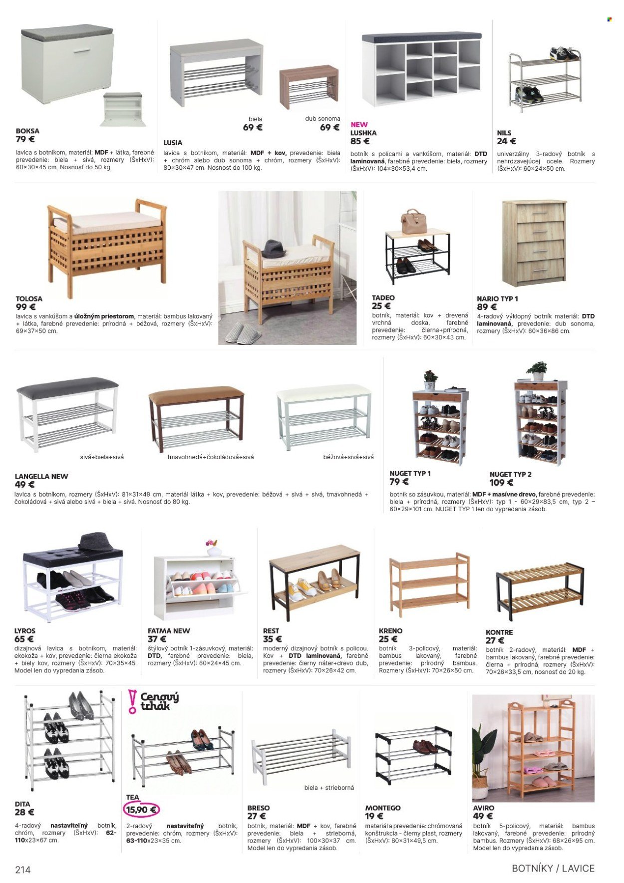 KONDELA leták - Katalóg nábytku a doplnkov (2025-05-21) | 214