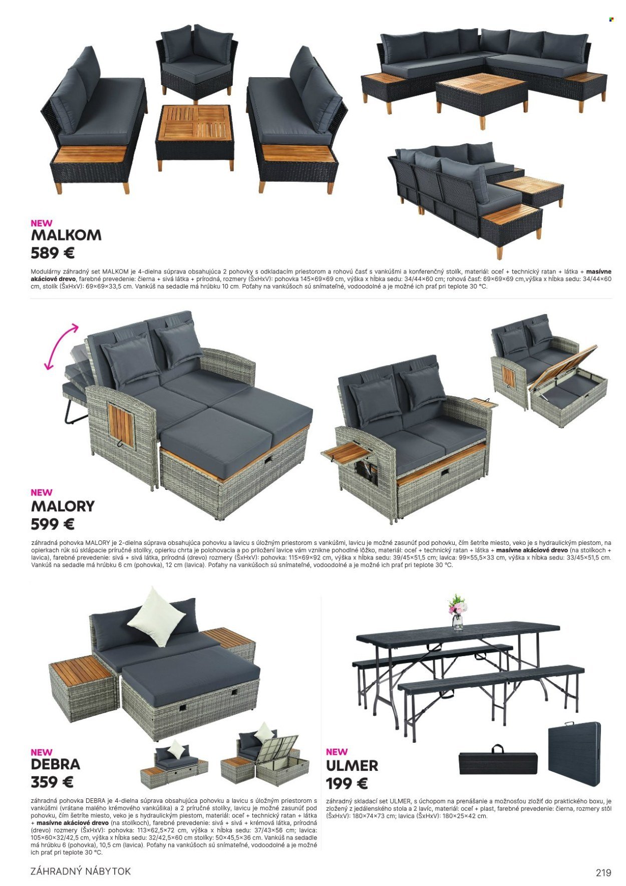 KONDELA leták - Katalóg nábytku a doplnkov (2025-05-21) | 219