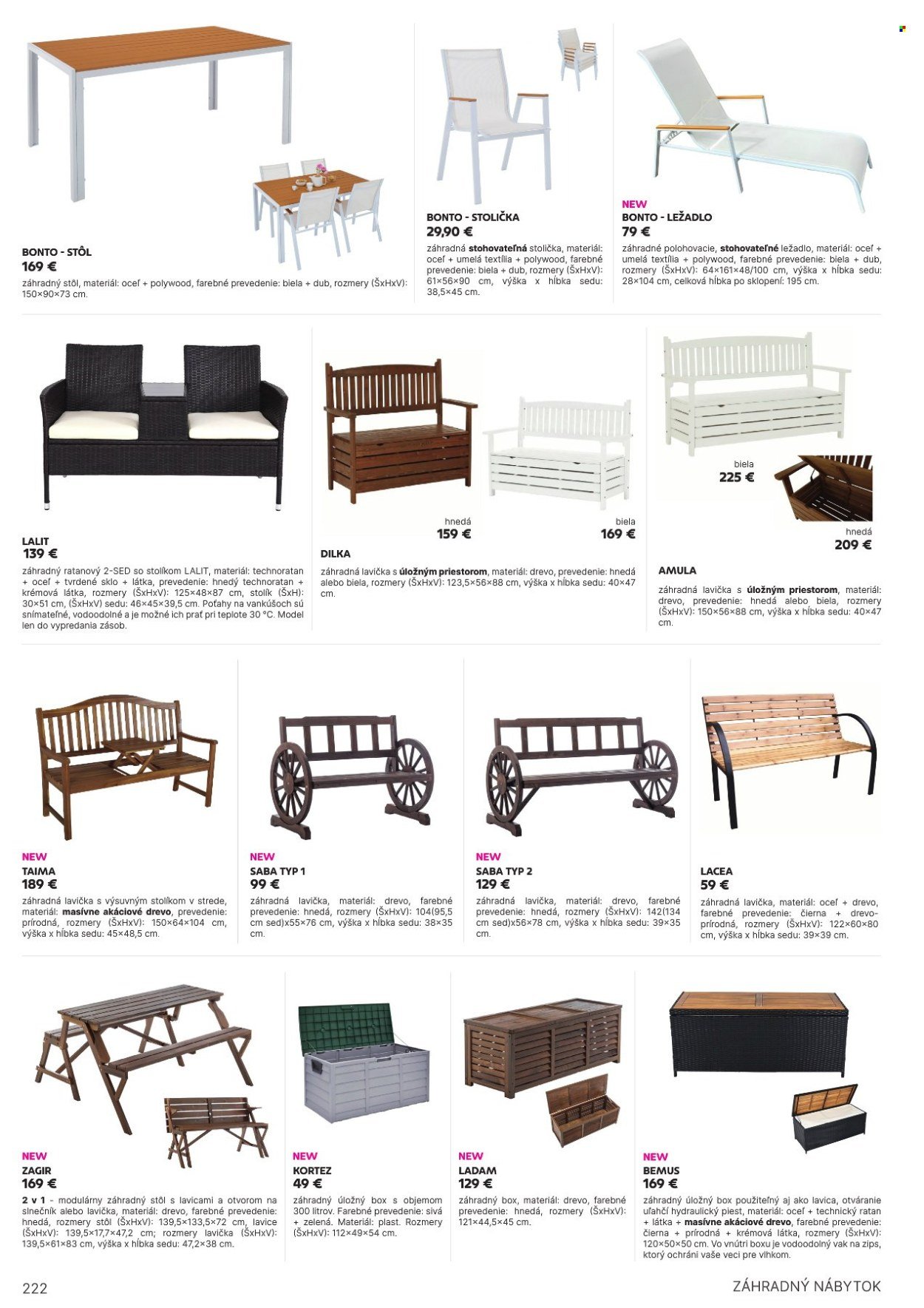KONDELA leták - Katalóg nábytku a doplnkov (2025-05-21) | 222