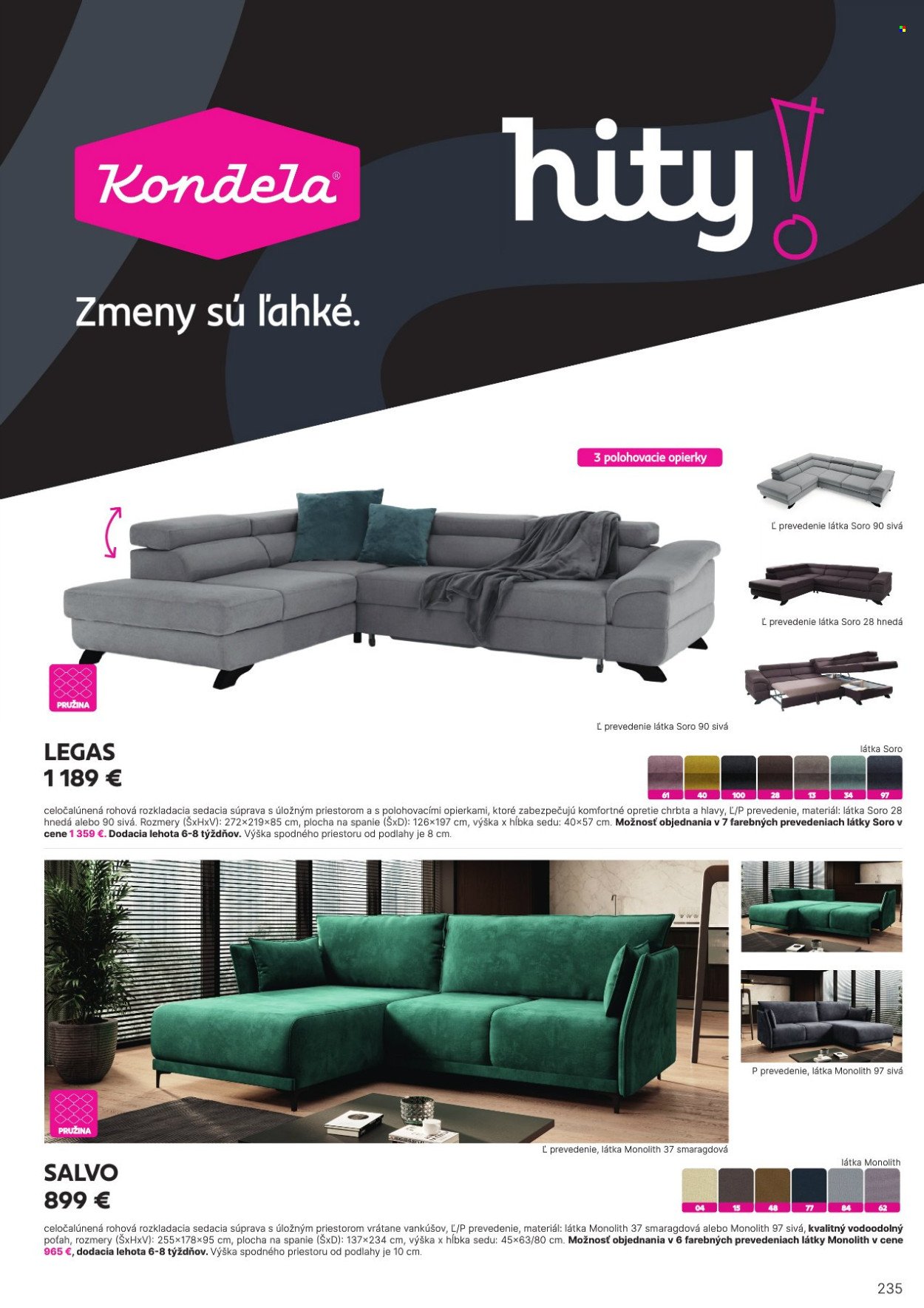 KONDELA leták - Katalóg nábytku a doplnkov (2025-05-21) | 235