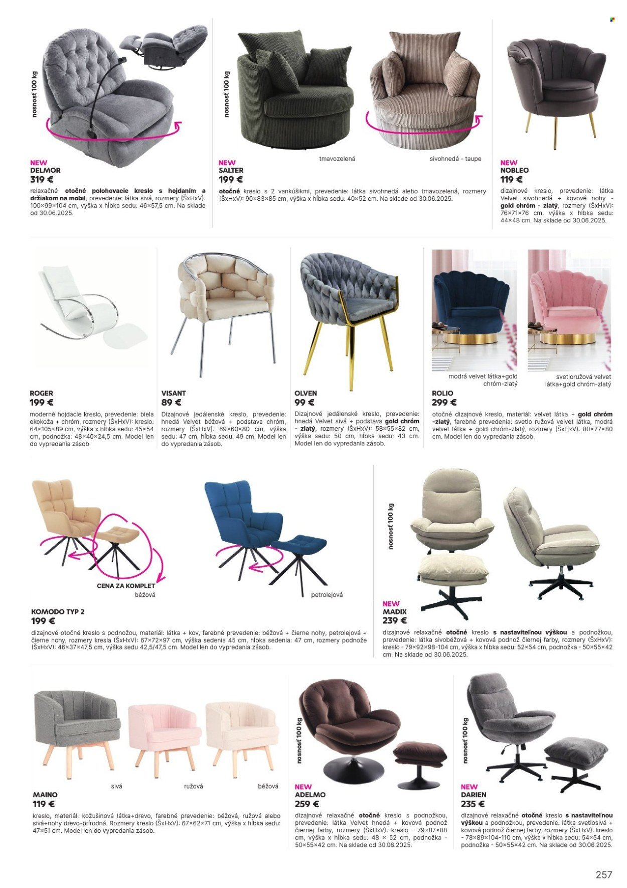 KONDELA leták - Katalóg nábytku a doplnkov (2025-05-21) | 257