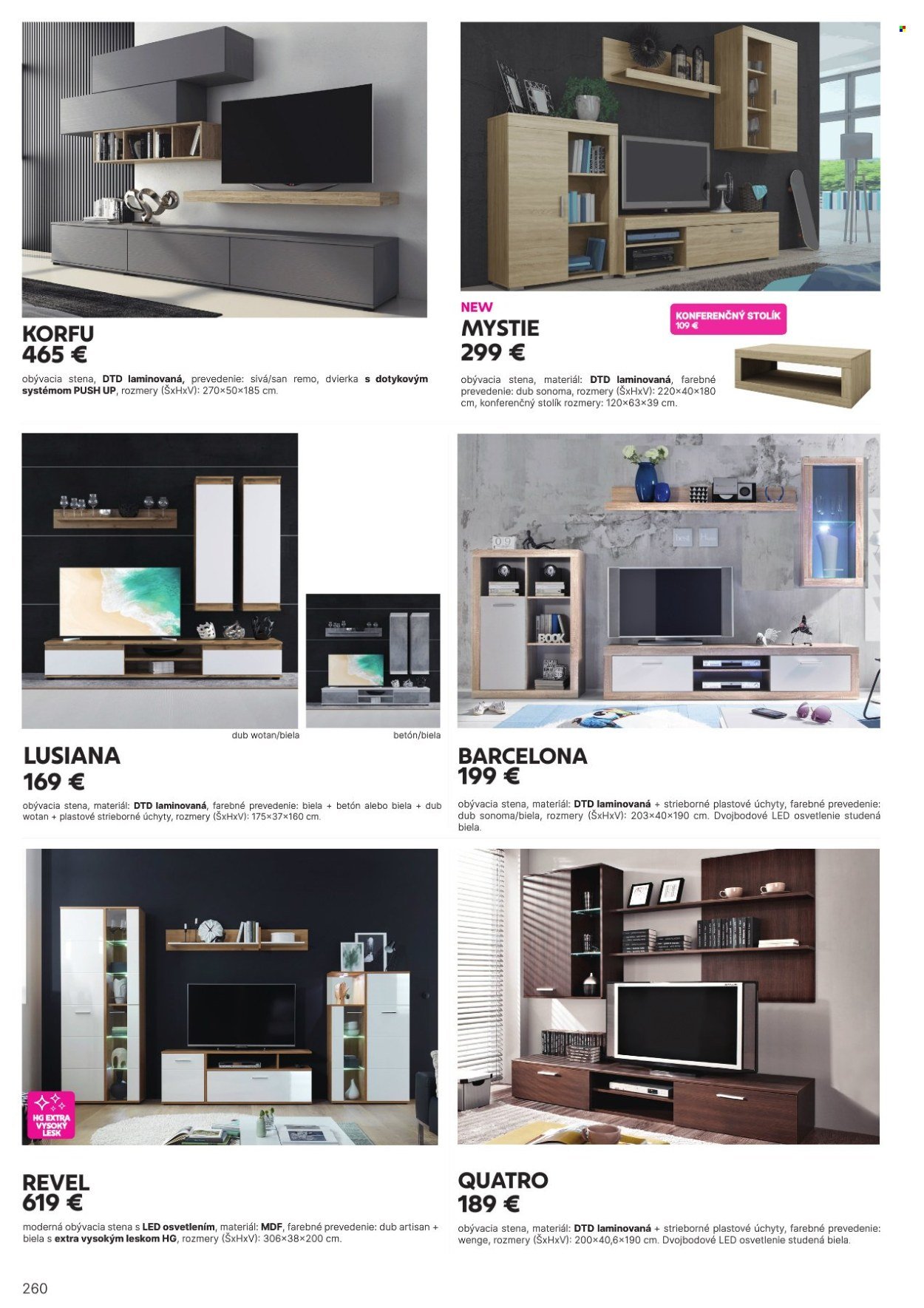 KONDELA leták - Katalóg nábytku a doplnkov (2025-05-21) | 260