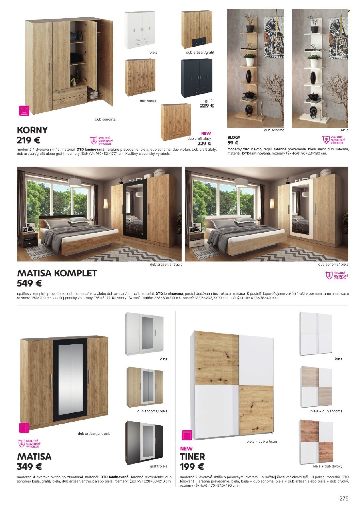 KONDELA leták - Katalóg nábytku a doplnkov (2025-05-21) | 275