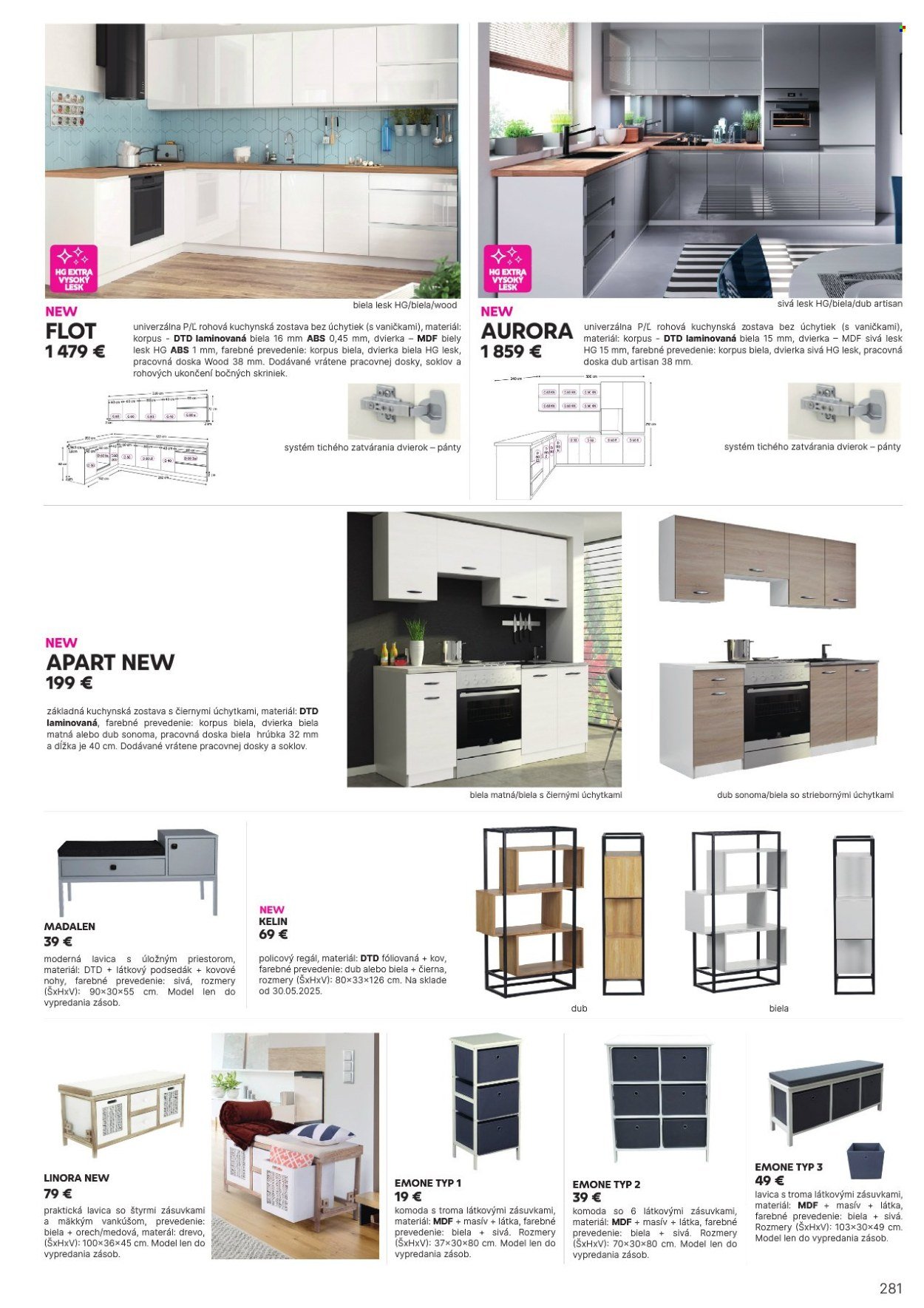 KONDELA leták - Katalóg nábytku a doplnkov (2025-05-21) | 281