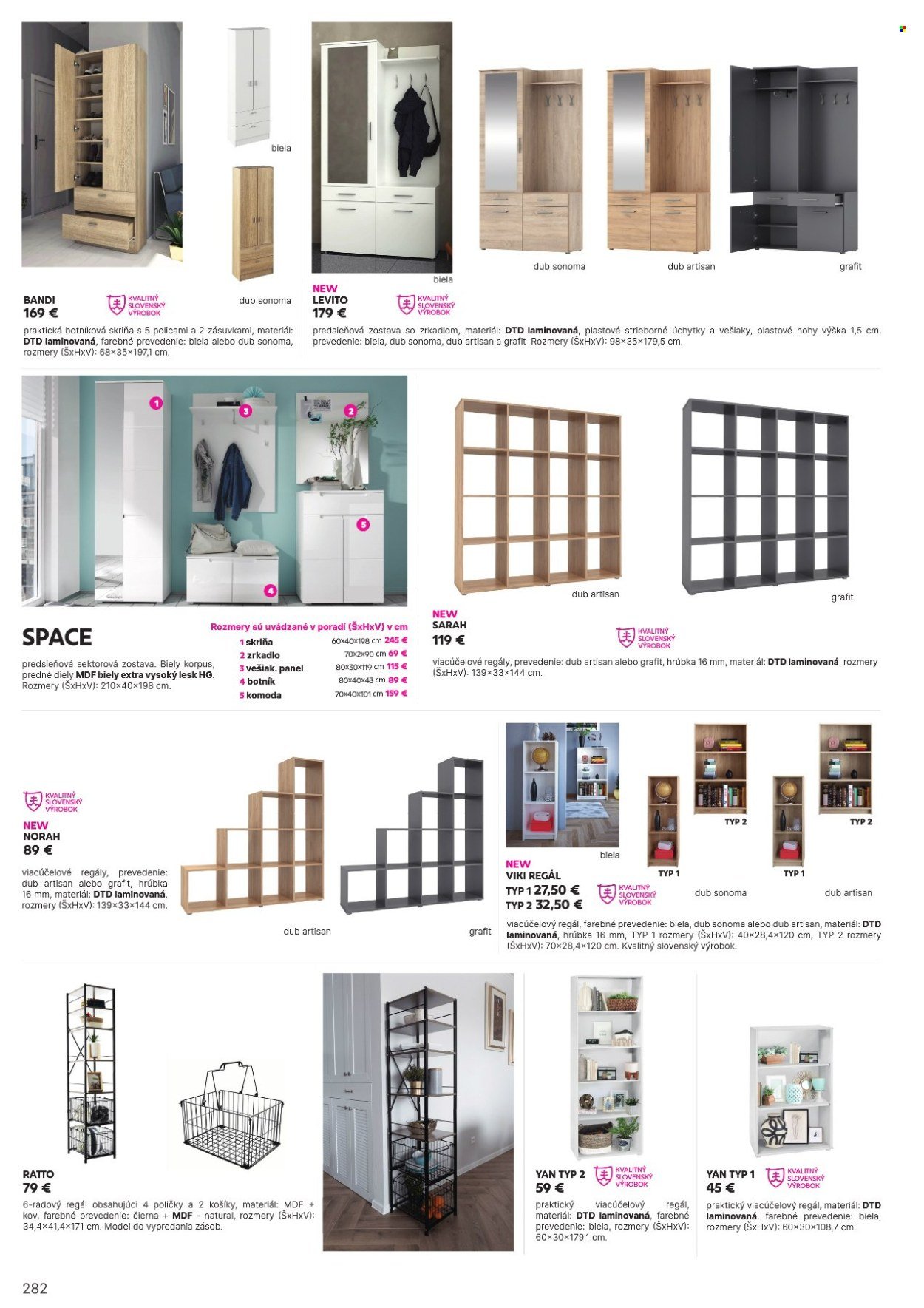 KONDELA leták - Katalóg nábytku a doplnkov (2025-05-21) | 282