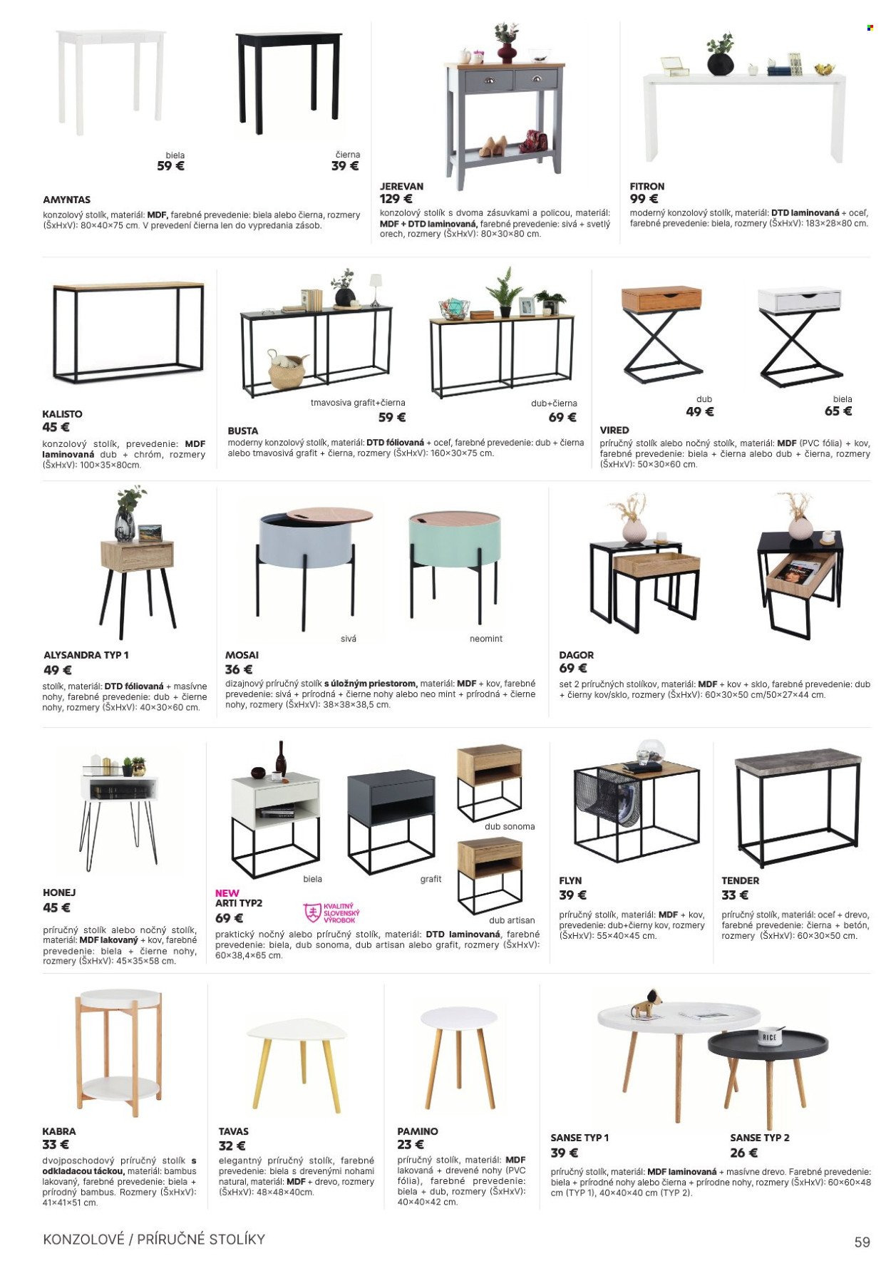 KONDELA leták - Katalóg nábytku a doplnkov (2025-05-21) | 59