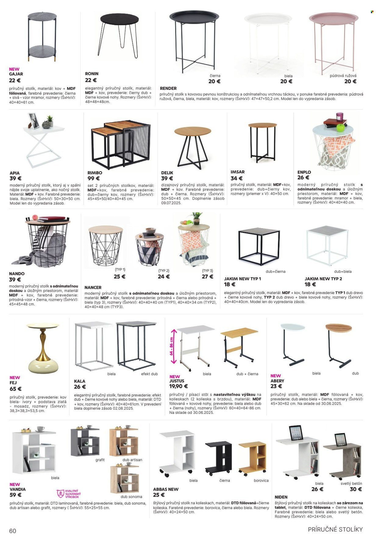 KONDELA leták - Katalóg nábytku a doplnkov (2025-05-21) | 60
