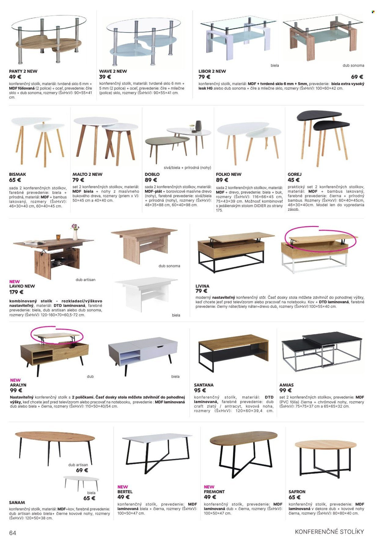 KONDELA leták - Katalóg nábytku a doplnkov (2025-05-21) | 64