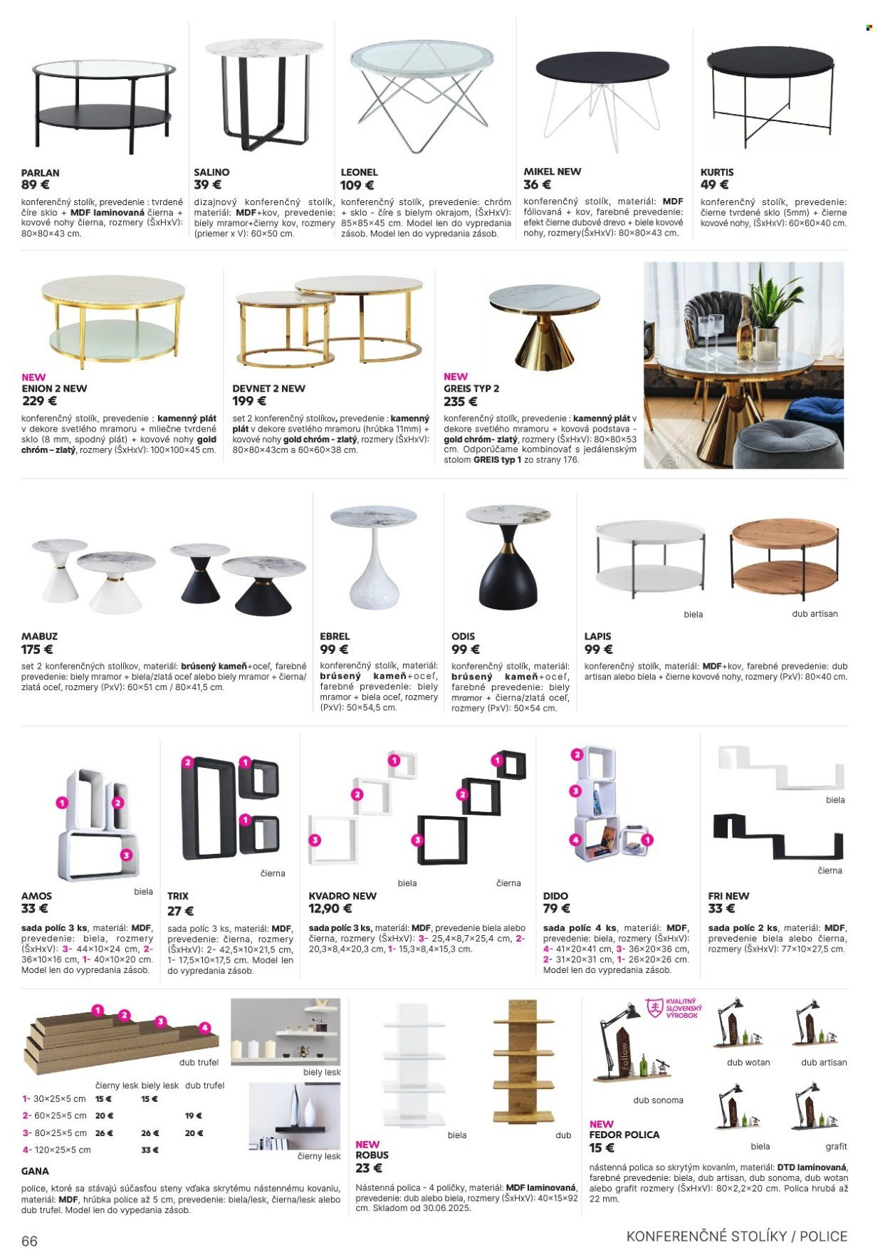 KONDELA leták - Katalóg nábytku a doplnkov (2025-05-21) | 66