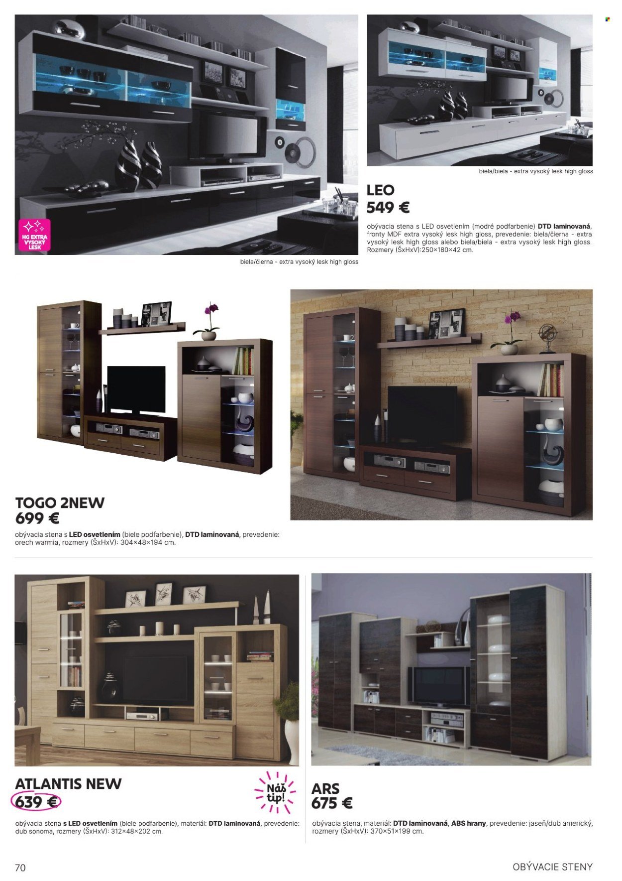 KONDELA leták - Katalóg nábytku a doplnkov (2025-05-21) | 70