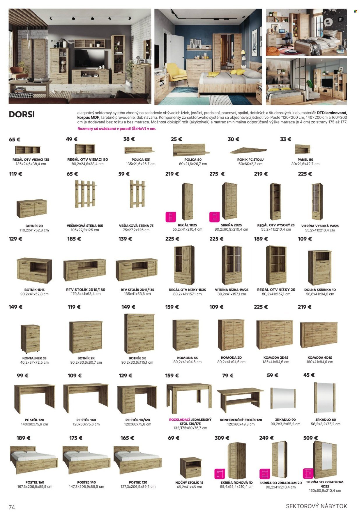 KONDELA leták - Katalóg nábytku a doplnkov (2025-05-21) | 74