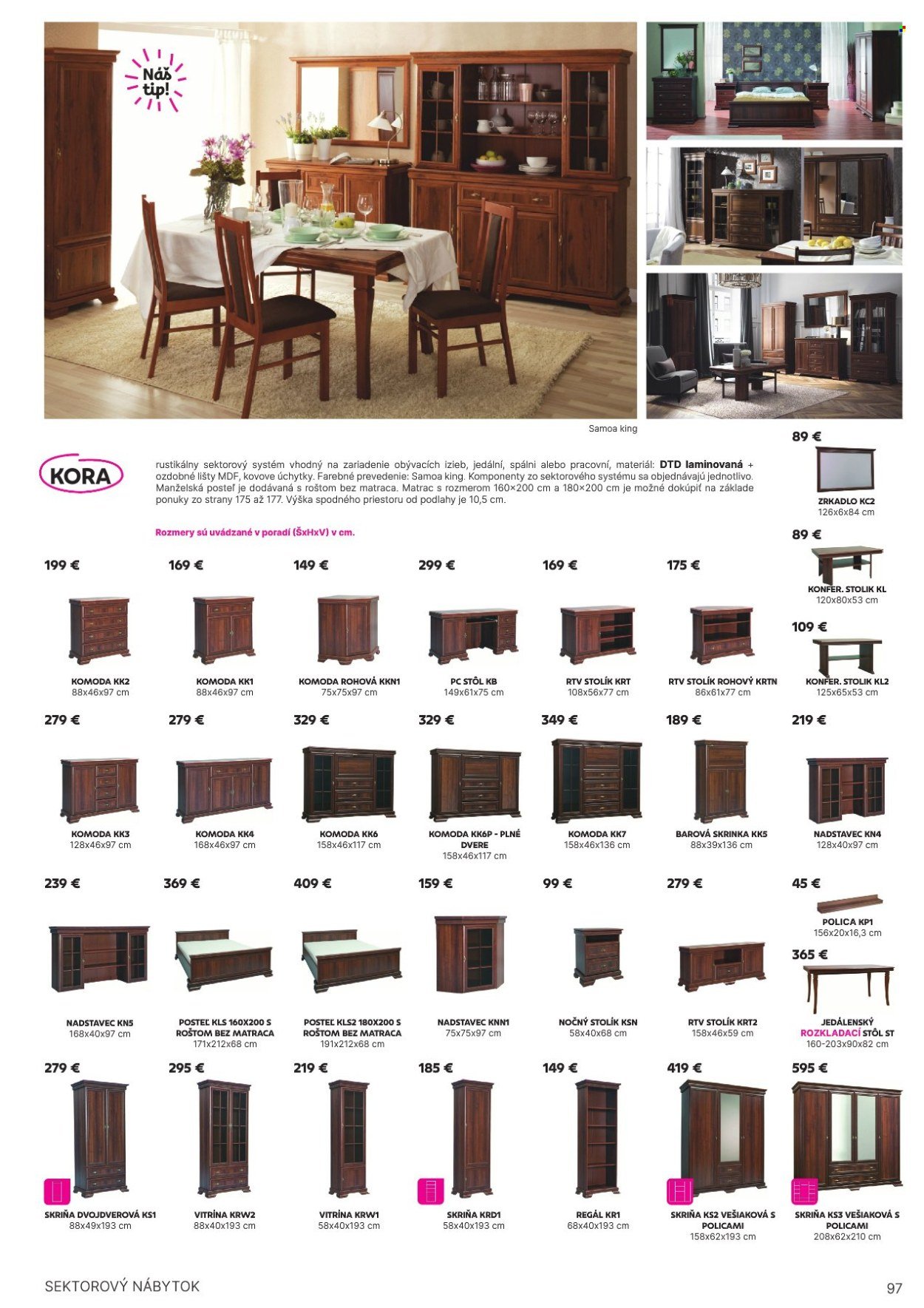 KONDELA leták - Katalóg nábytku a doplnkov (2025-05-21) | 97