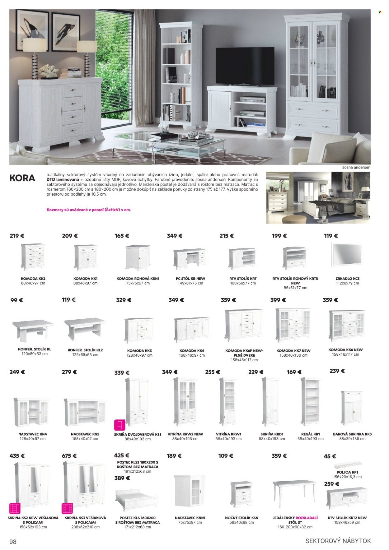 KONDELA leták - Katalóg nábytku a doplnkov (2025-05-21) | 98