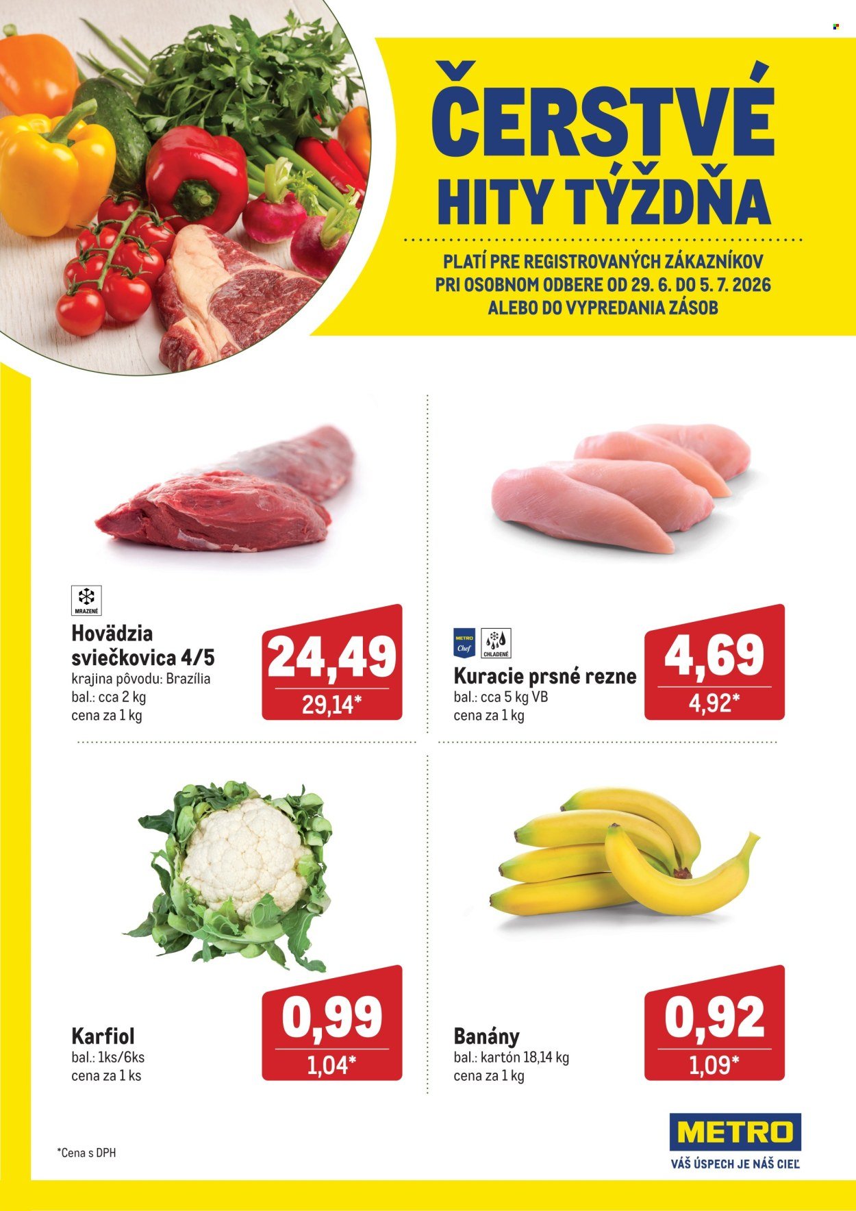 METRO leták - Čerstvé hity týždňa