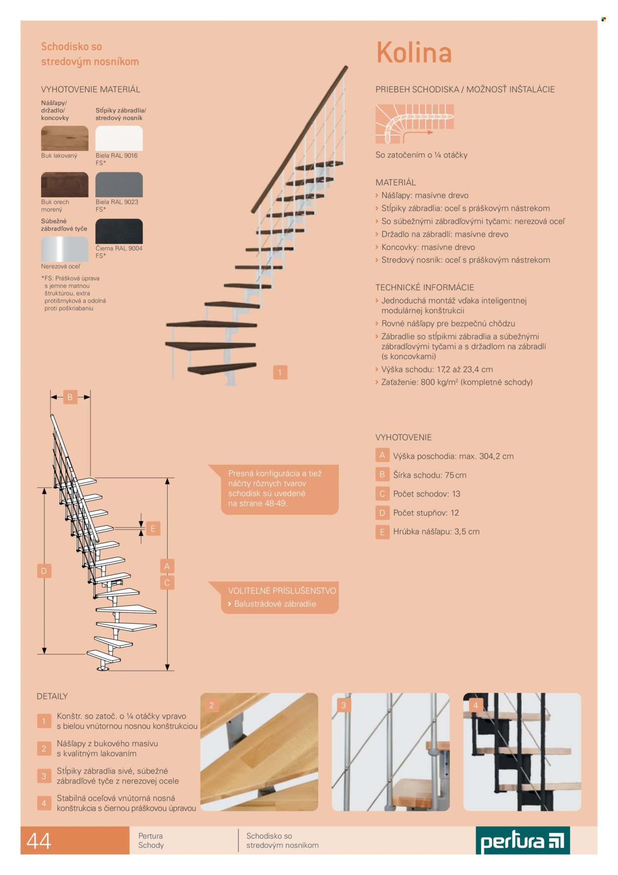 HORNBACH leták - Schody Pertura