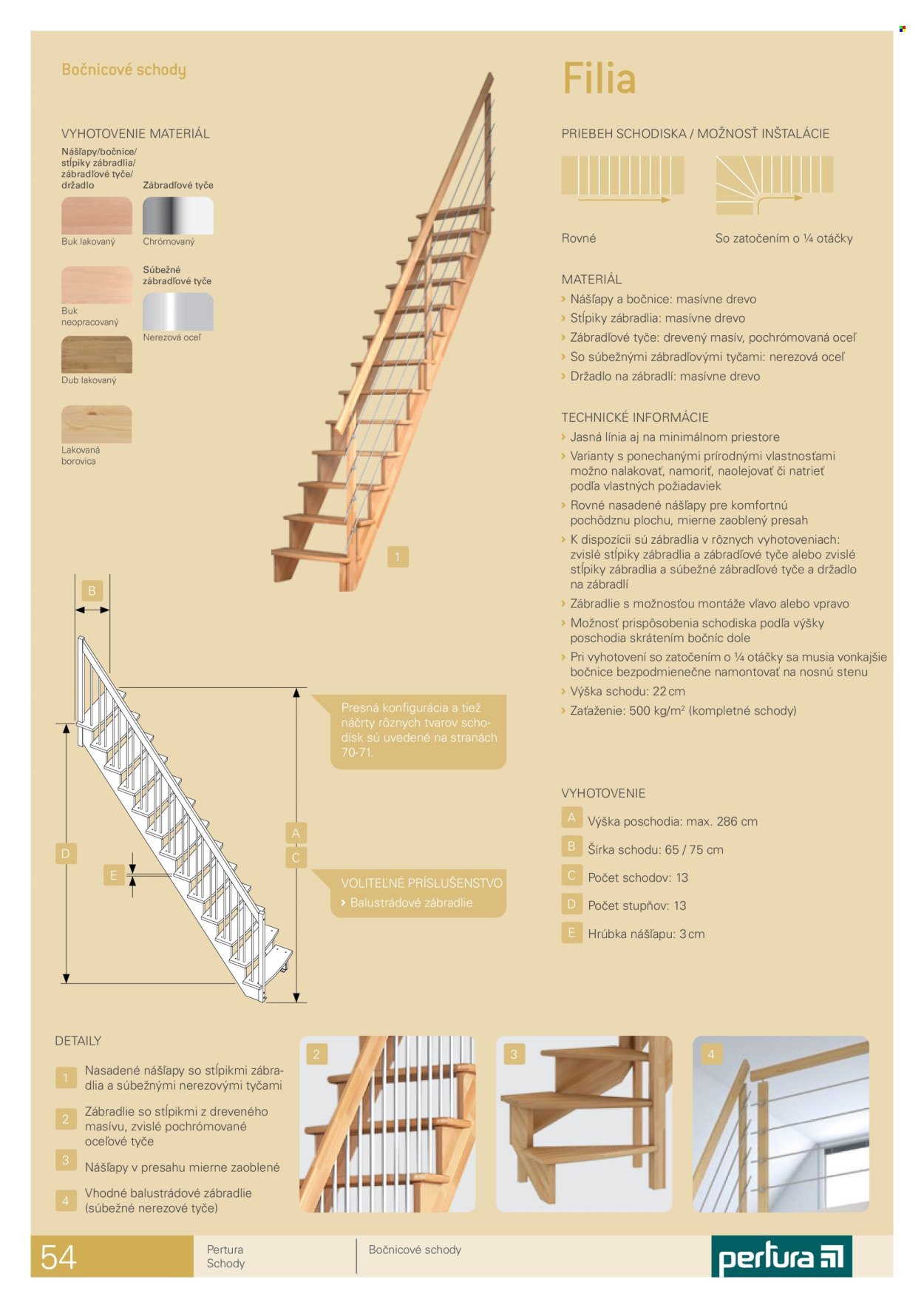 HORNBACH leták - Schody Pertura