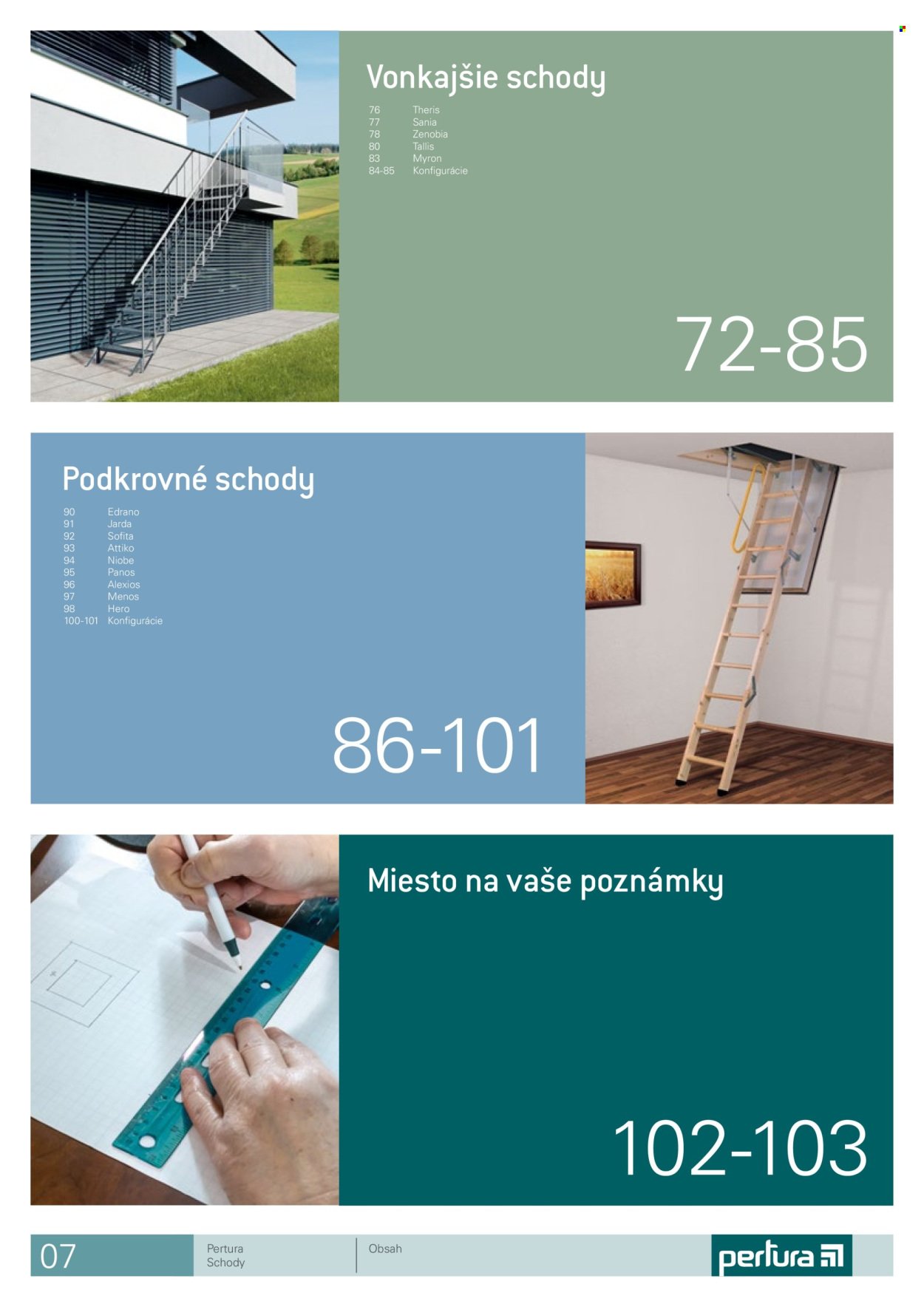 HORNBACH leták - Schody Pertura