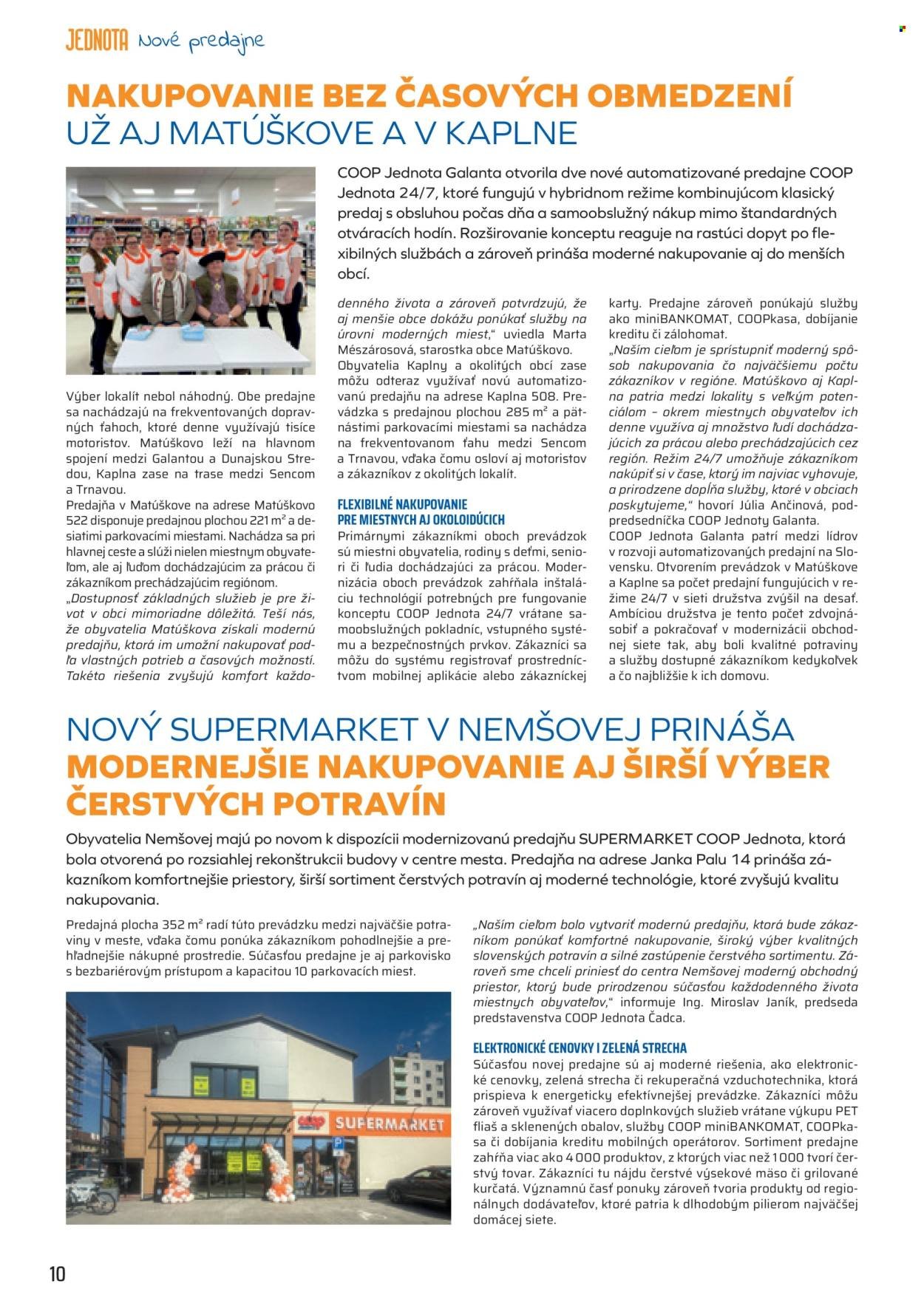 COOP JEDNOTA leták - Od stredy 1.7.2026